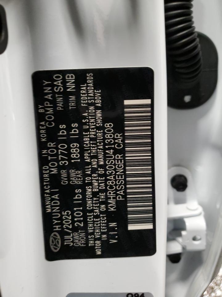 2025 Hyundai Venue Sel White vin: KMHRC8A30SU413808