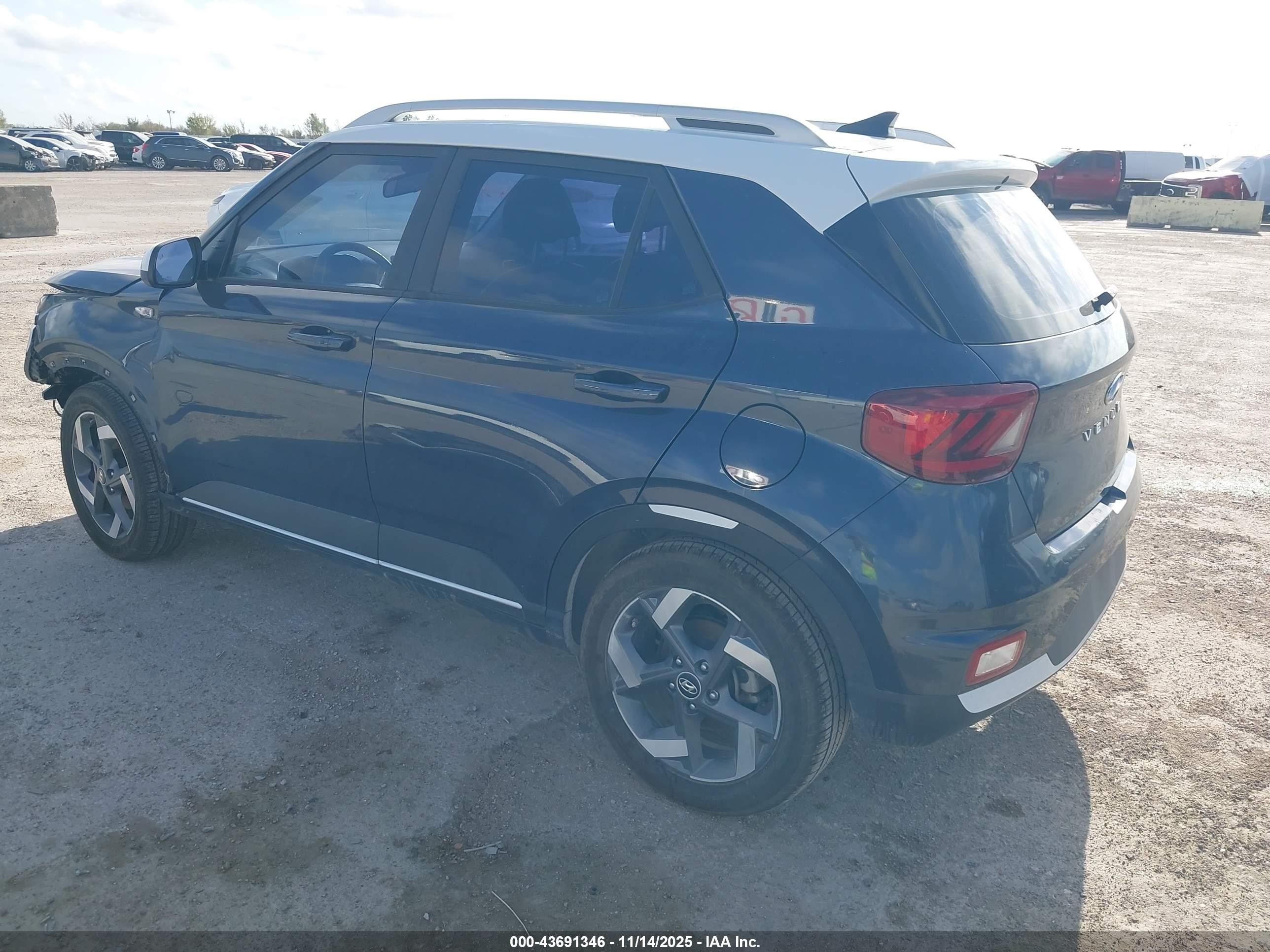 2020 Hyundai Venue Denim Blue vin: KMHRC8A31LU019915