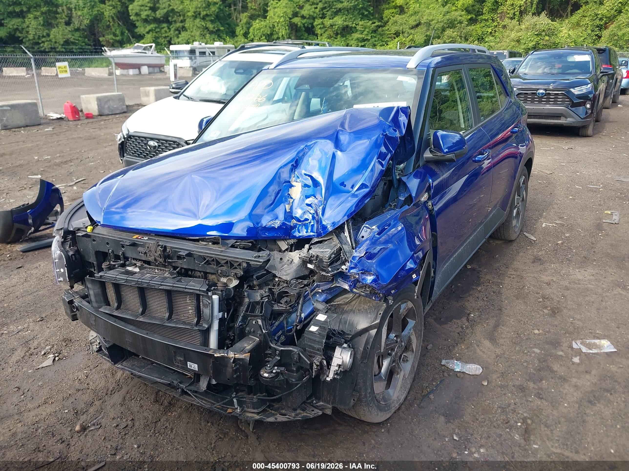 2023 Hyundai Venue Sel Blue vin: KMHRC8A31PU217237