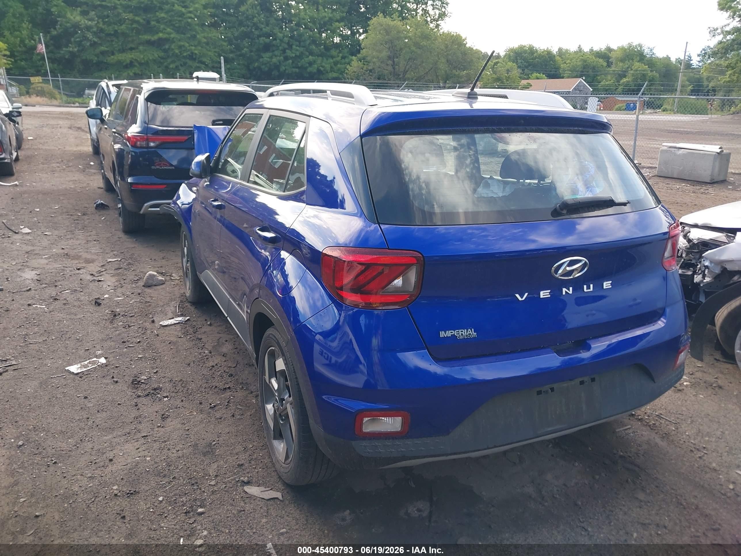 2023 Hyundai Venue Sel Blue vin: KMHRC8A31PU217237