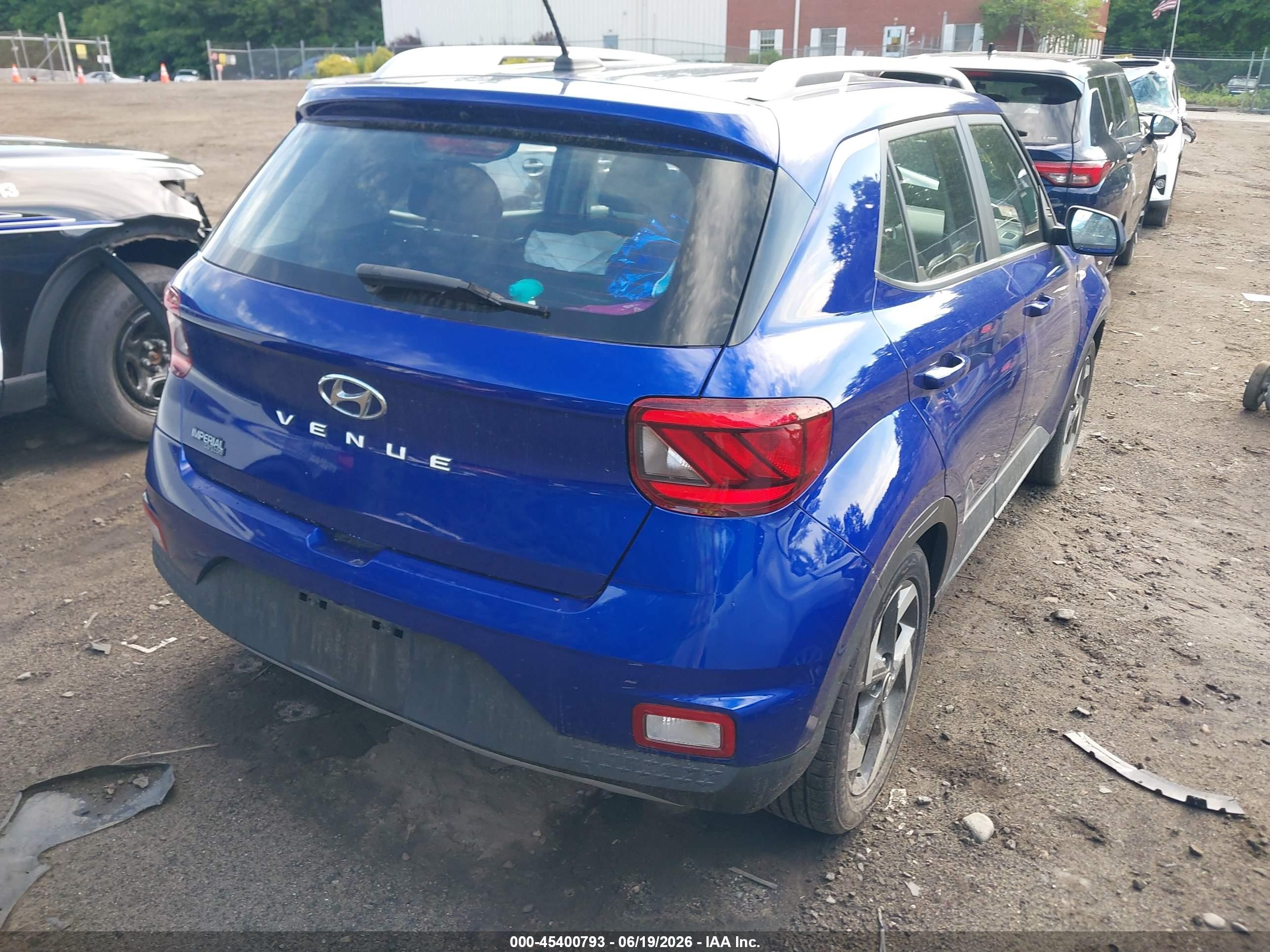 2023 Hyundai Venue Sel Blue vin: KMHRC8A31PU217237