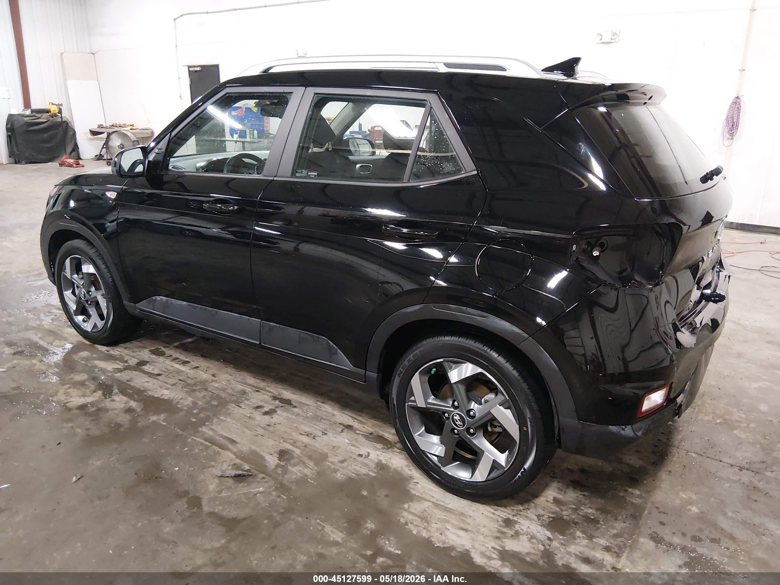 2020 Hyundai Venue Sel Черный vin: KMHRC8A32LU046721