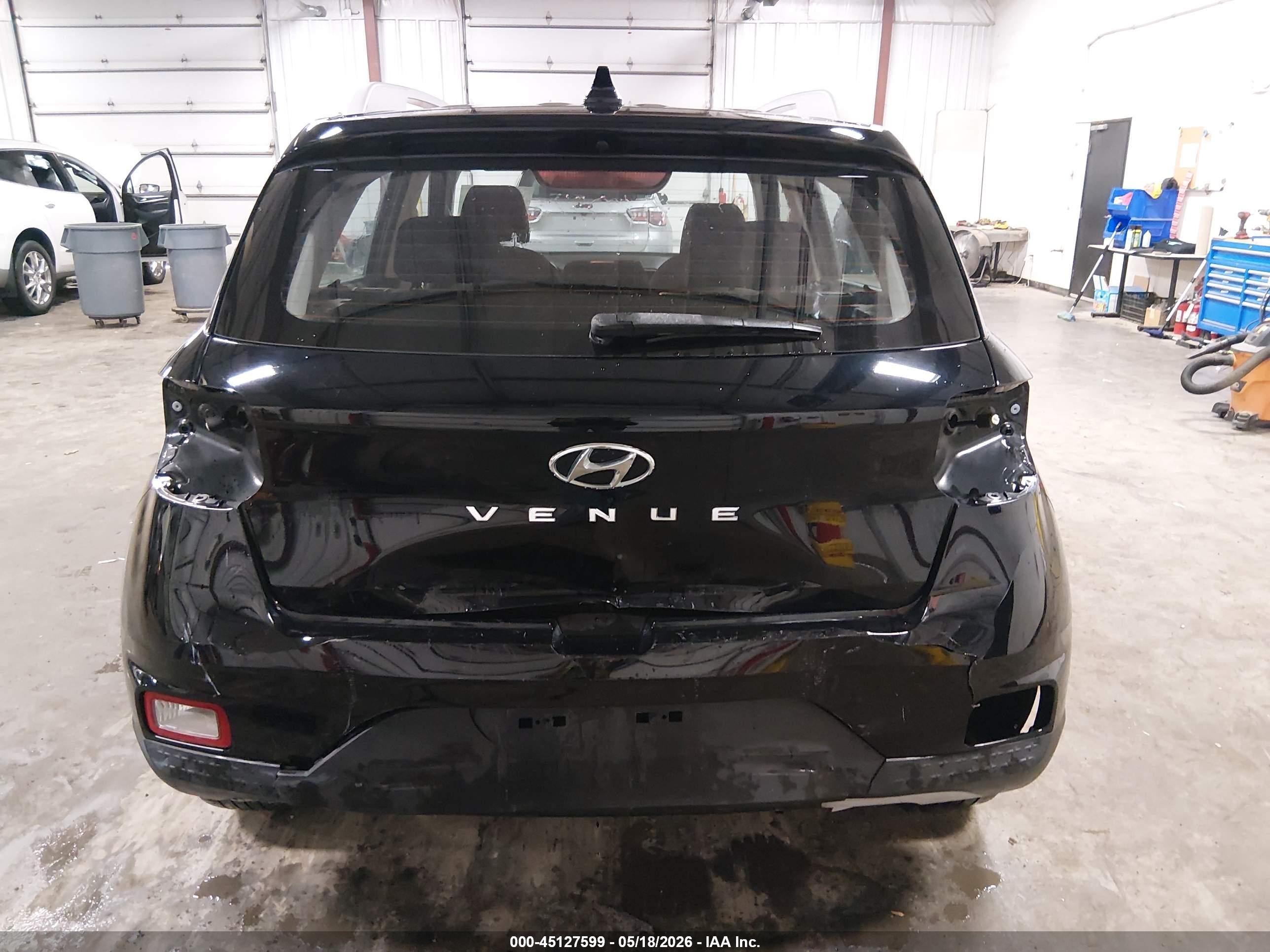 2020 Hyundai Venue Sel Черный vin: KMHRC8A32LU046721