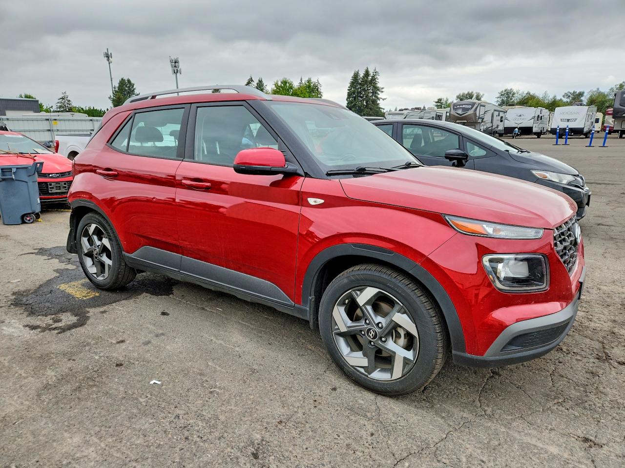 2022 Hyundai Venue Sel Red vin: KMHRC8A33NU135250