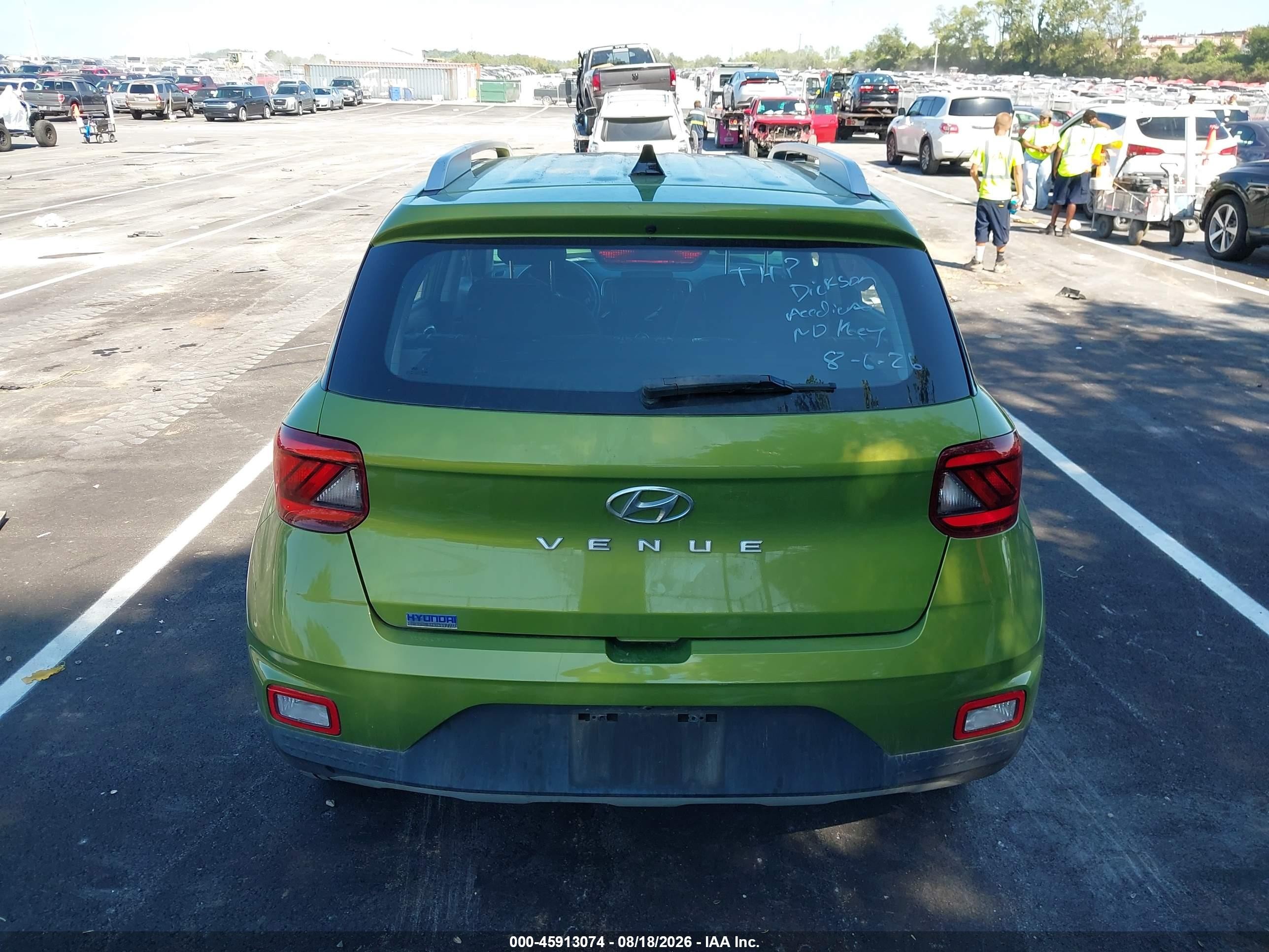 2022 Hyundai Venue Sel Green vin: KMHRC8A34NU199586