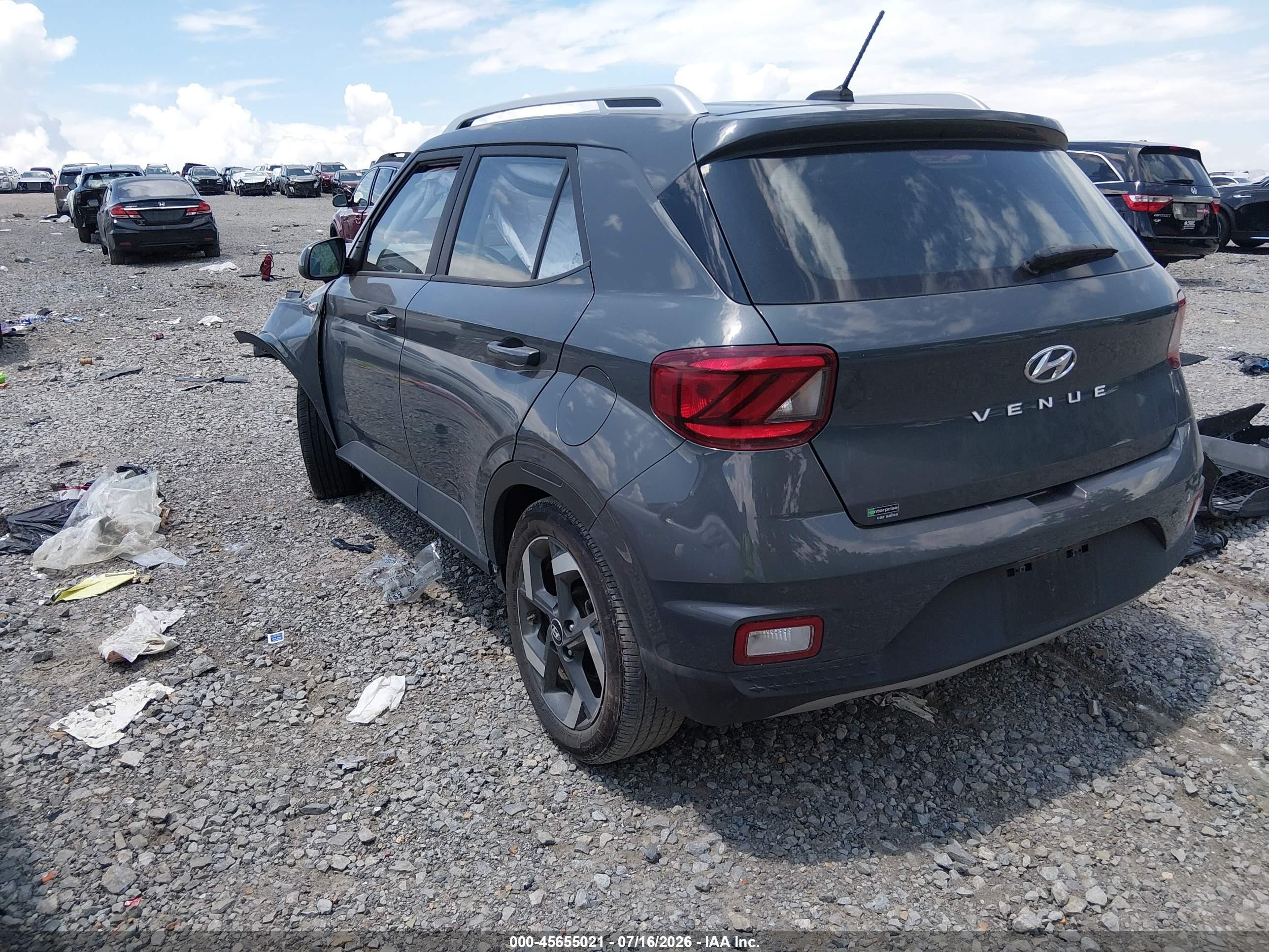 2024 Hyundai Venue Sel Gray vin: KMHRC8A34RU282716