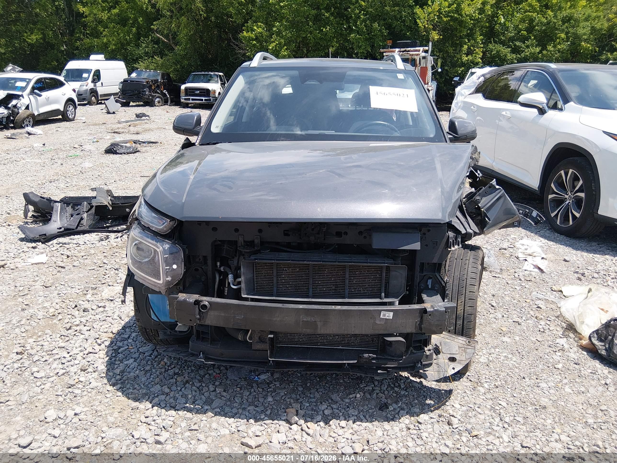2024 Hyundai Venue Sel Gray vin: KMHRC8A34RU282716