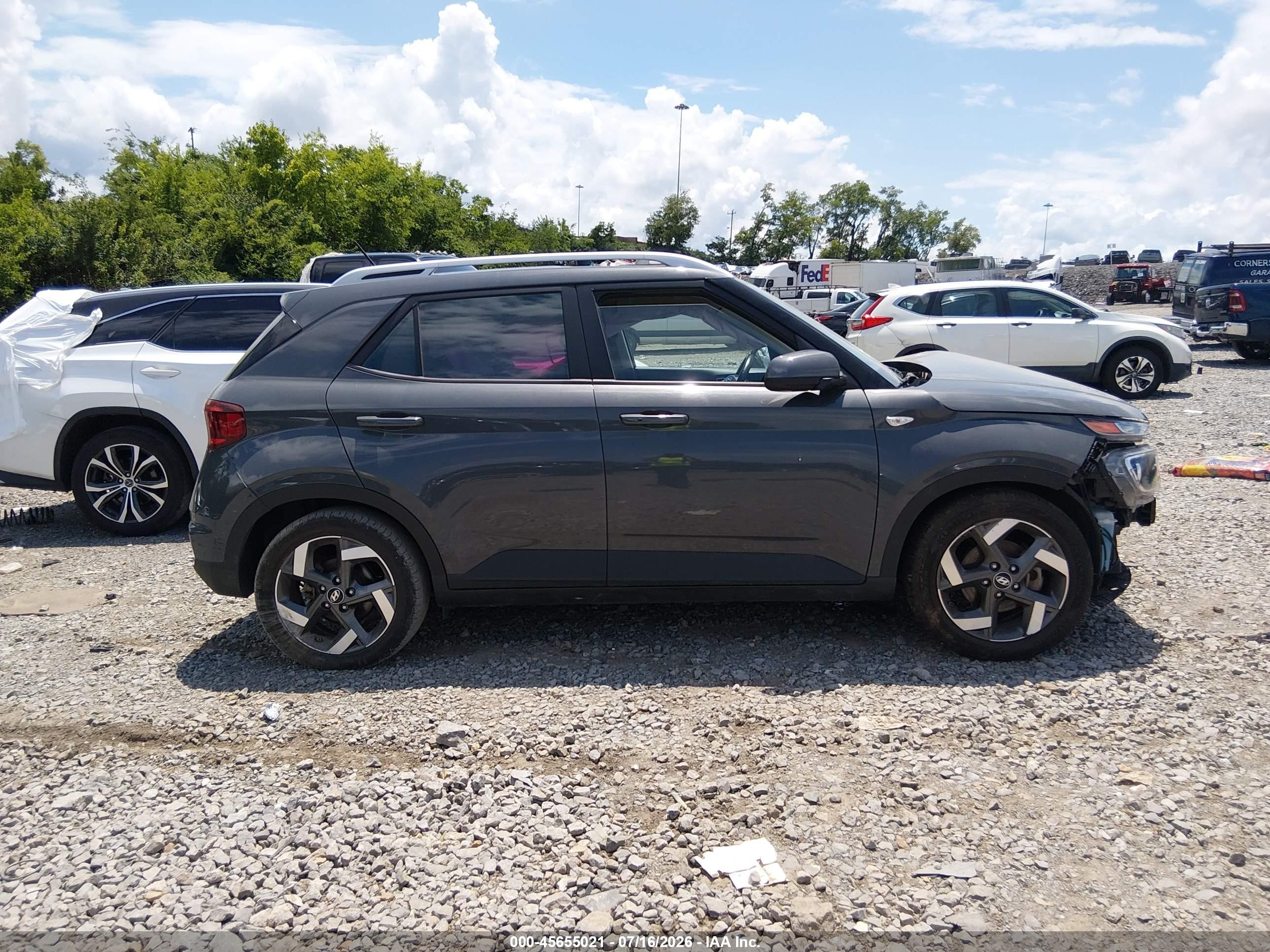 2024 Hyundai Venue Sel Gray vin: KMHRC8A34RU282716