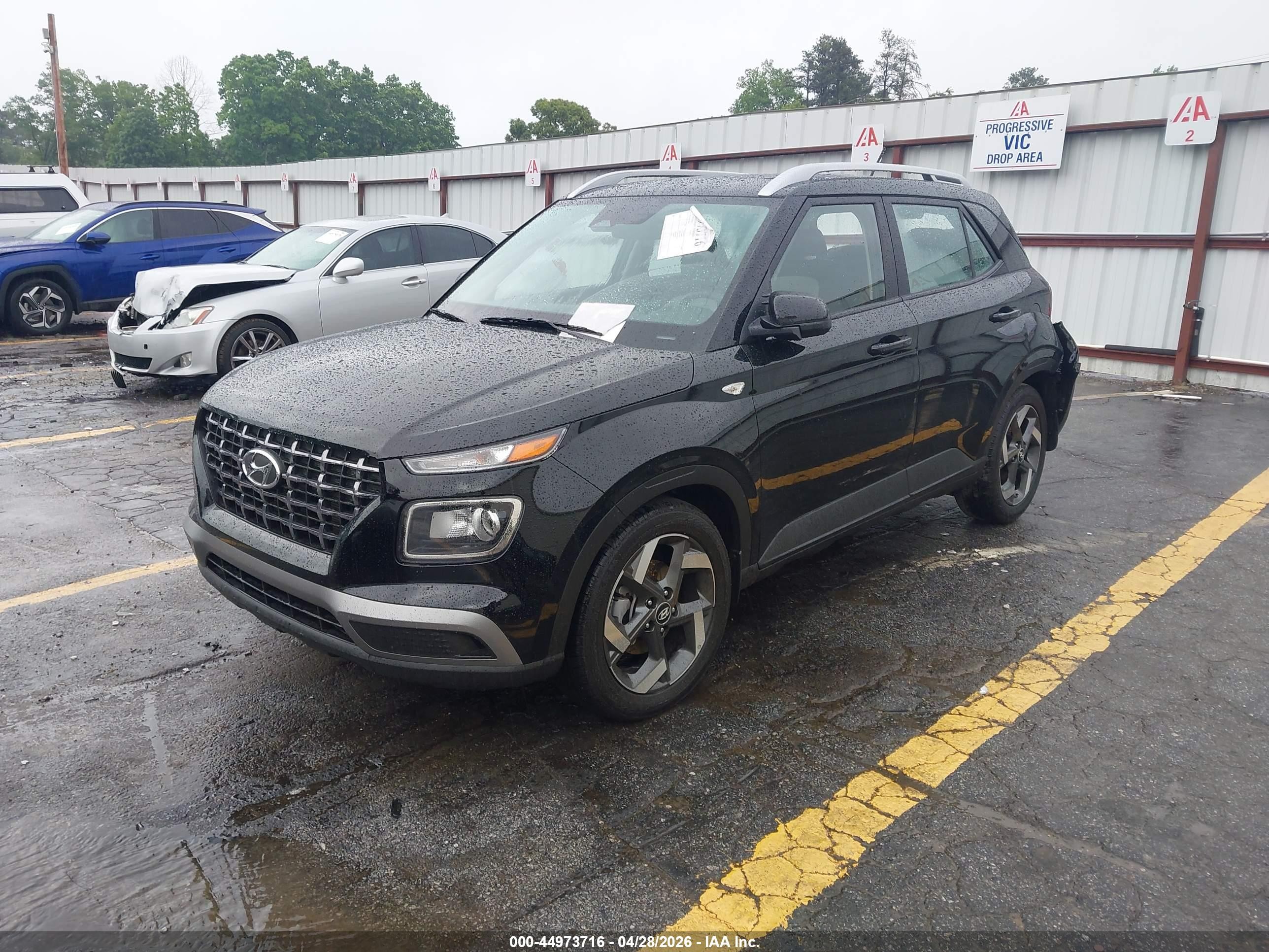 2025 Hyundai Venue Sel Черный vin: KMHRC8A34SU405016