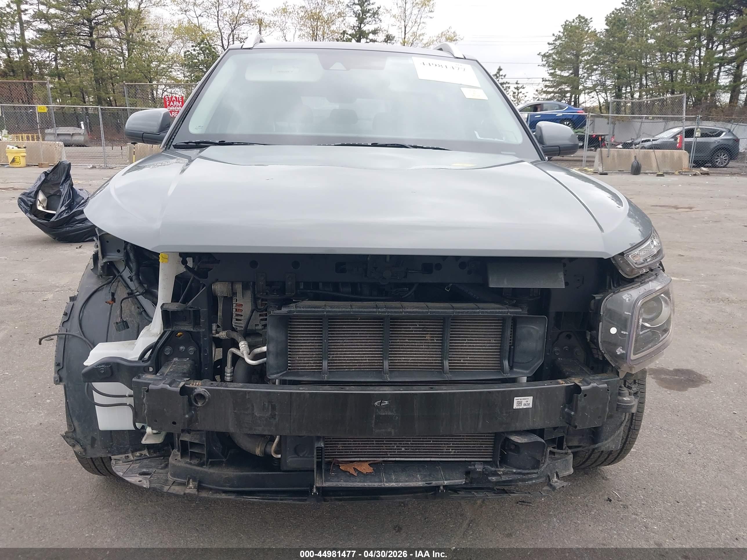2022 Hyundai Venue Sel Gray vin: KMHRC8A35NU181713