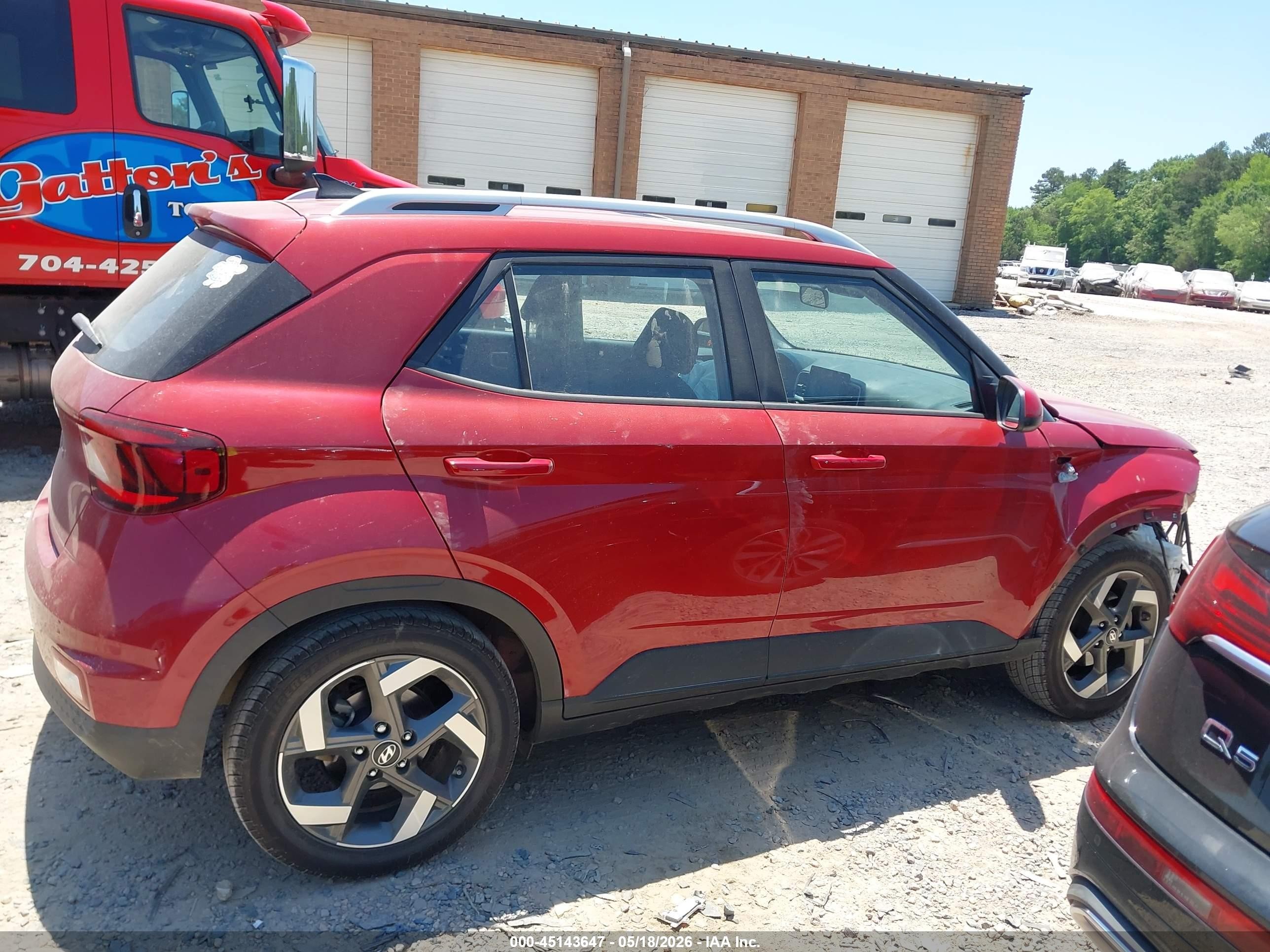 2022 Hyundai Venue Sel Красный vin: KMHRC8A35NU186619