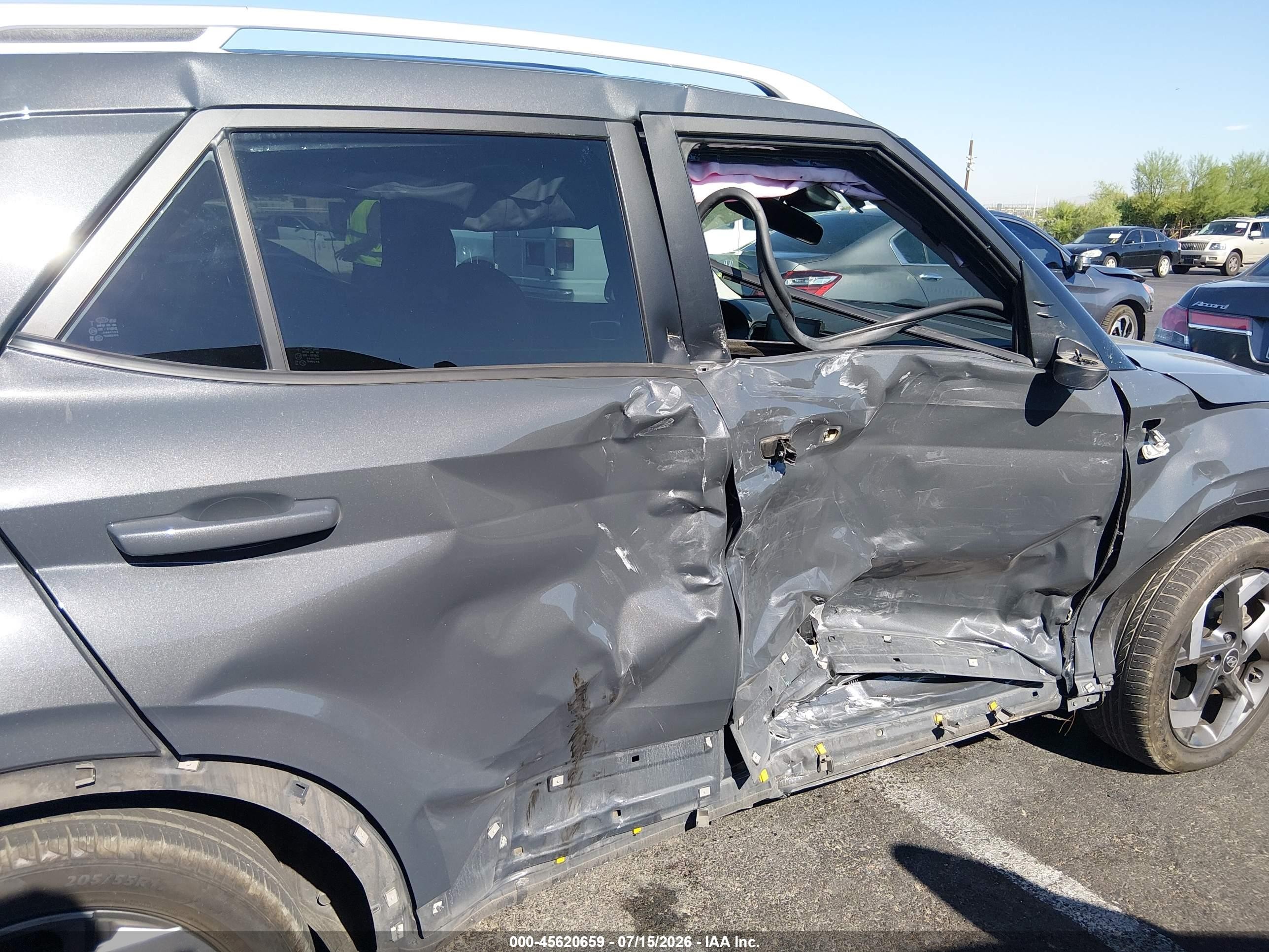 2023 Hyundai Venue Sel Gray vin: KMHRC8A36PU266238