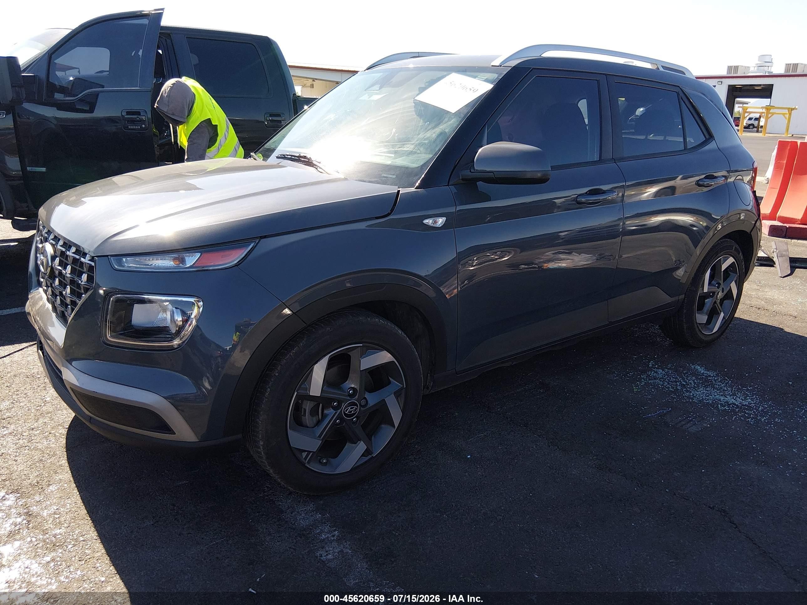 2023 Hyundai Venue Sel Gray vin: KMHRC8A36PU266238