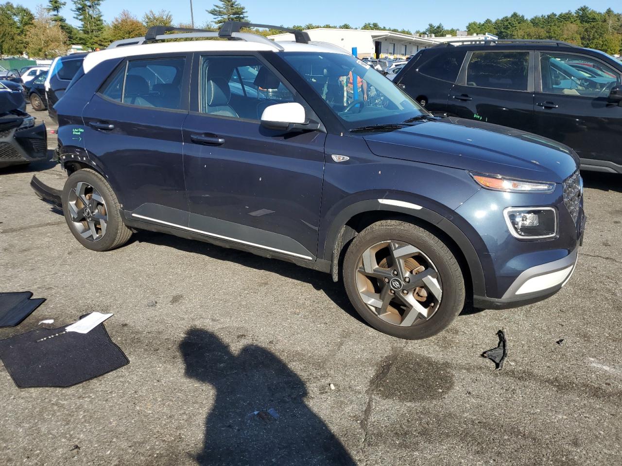 2024 Hyundai Venue Sel Синий vin: KMHRC8A36RU308880