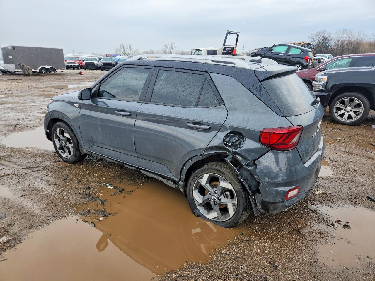 2024 Hyundai Venue Limited Серый vin: KMHRC8A36RU312640