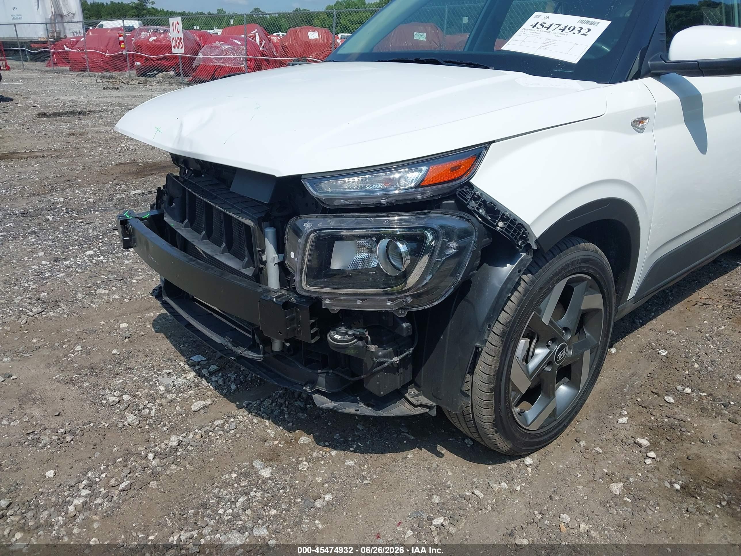 2024 Hyundai Venue Sel Белый vin: KMHRC8A37RU323937