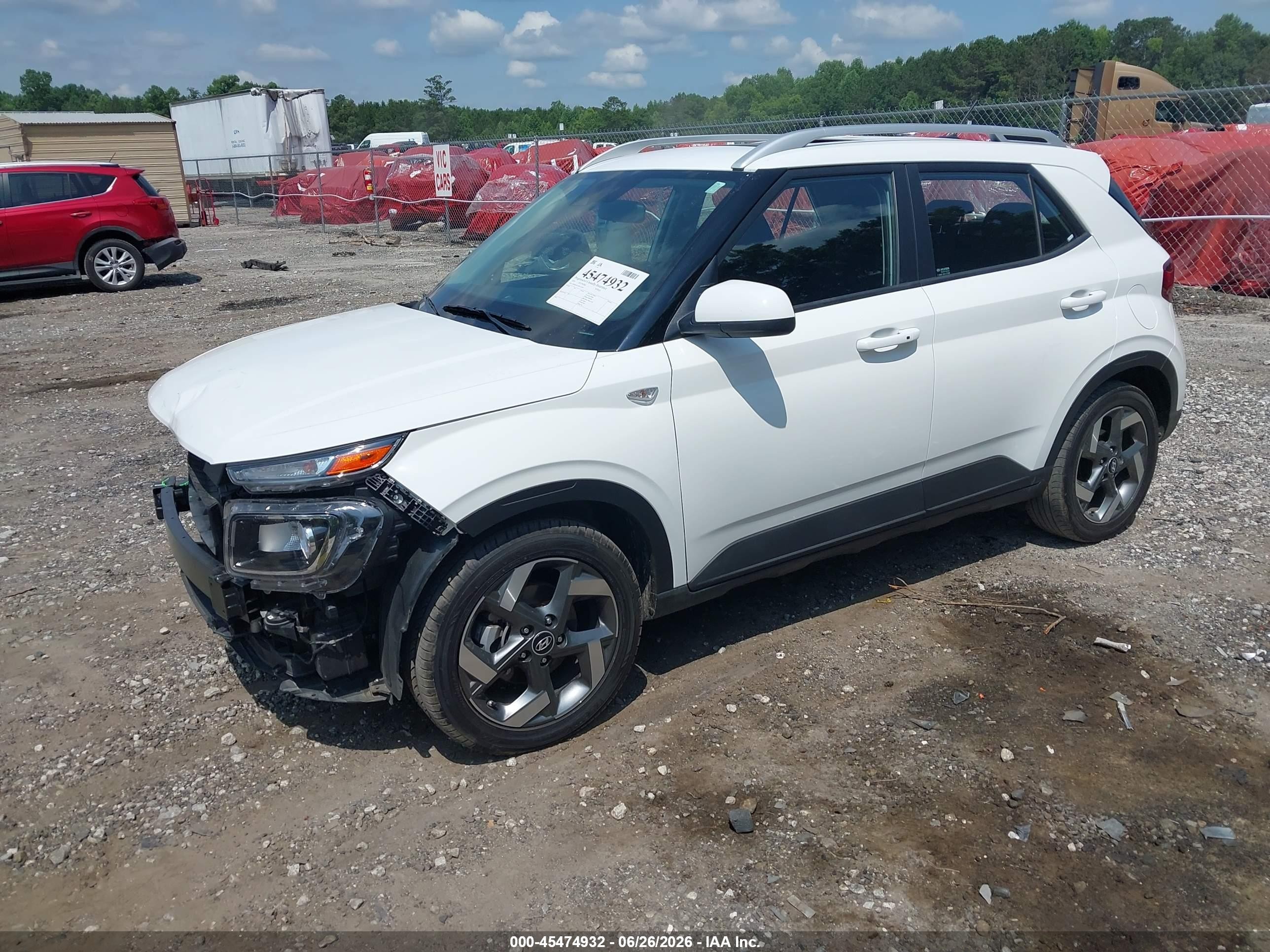 2024 Hyundai Venue Sel Белый vin: KMHRC8A37RU323937