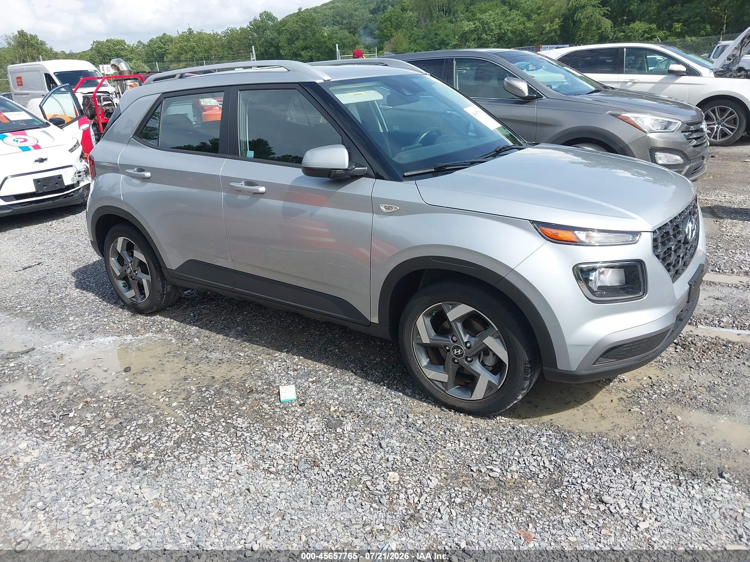 2022 Hyundai Venue Sel Белый vin: KMHRC8A38NU169278