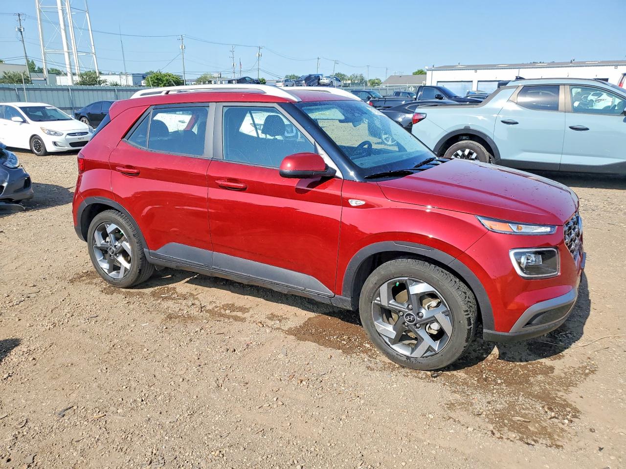 2023 Hyundai Venue Limited Burgundy vin: KMHRC8A38PU278567