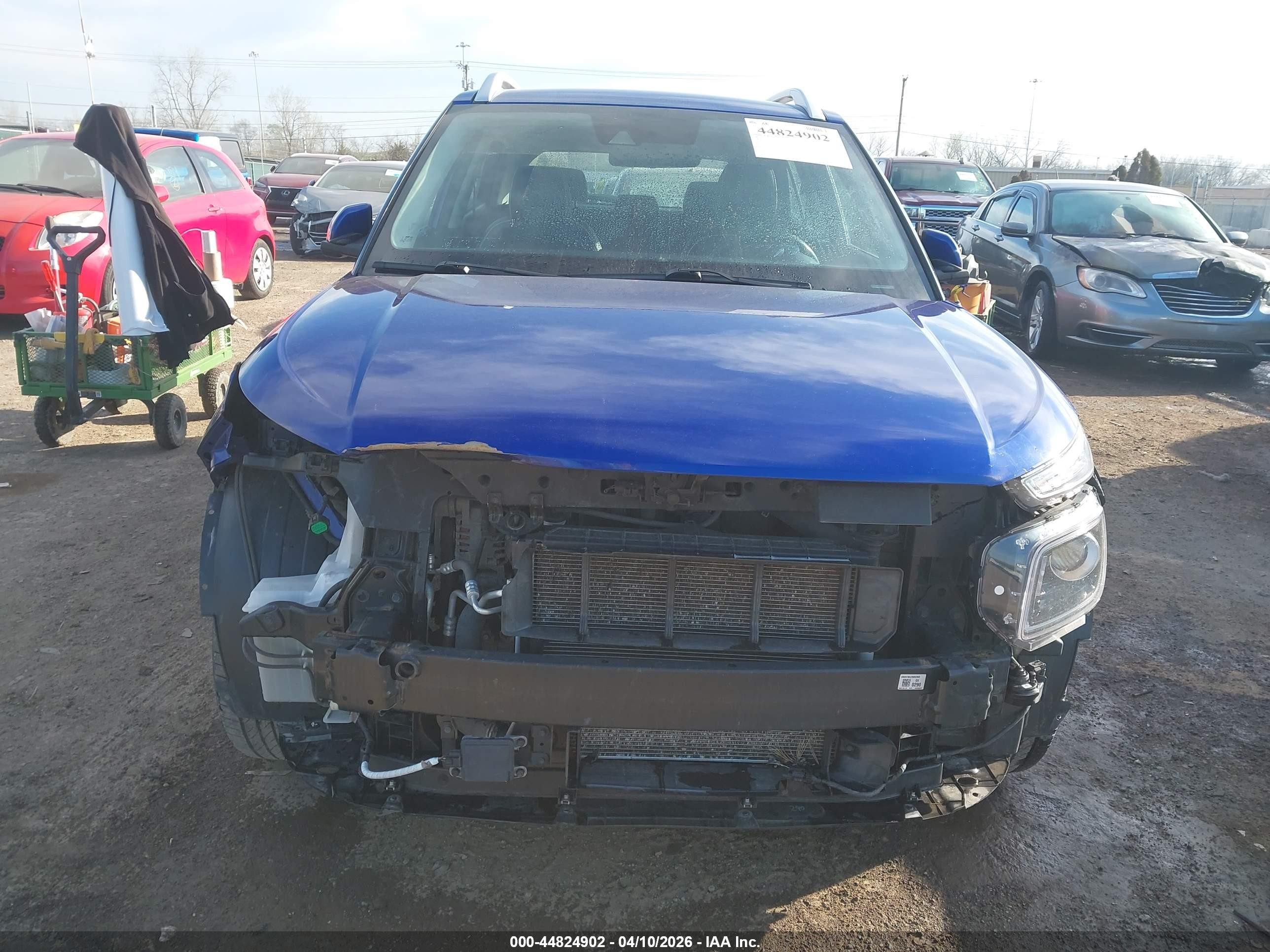 2022 Hyundai Venue Limited Синий vin: KMHRC8A39NU186803