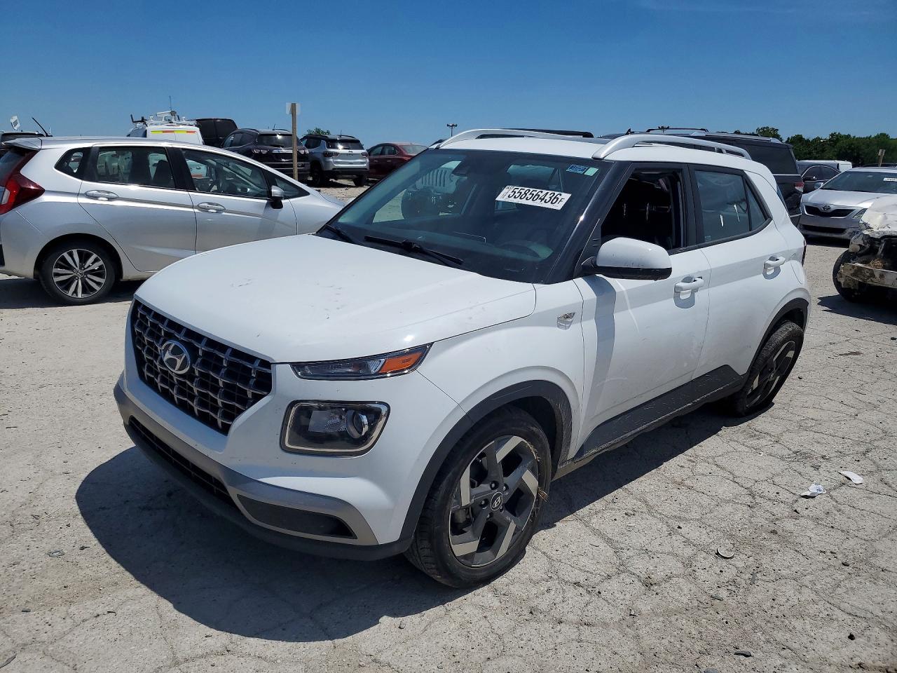 2022 Hyundai Venue Sel White vin: KMHRC8A3XNU207013
