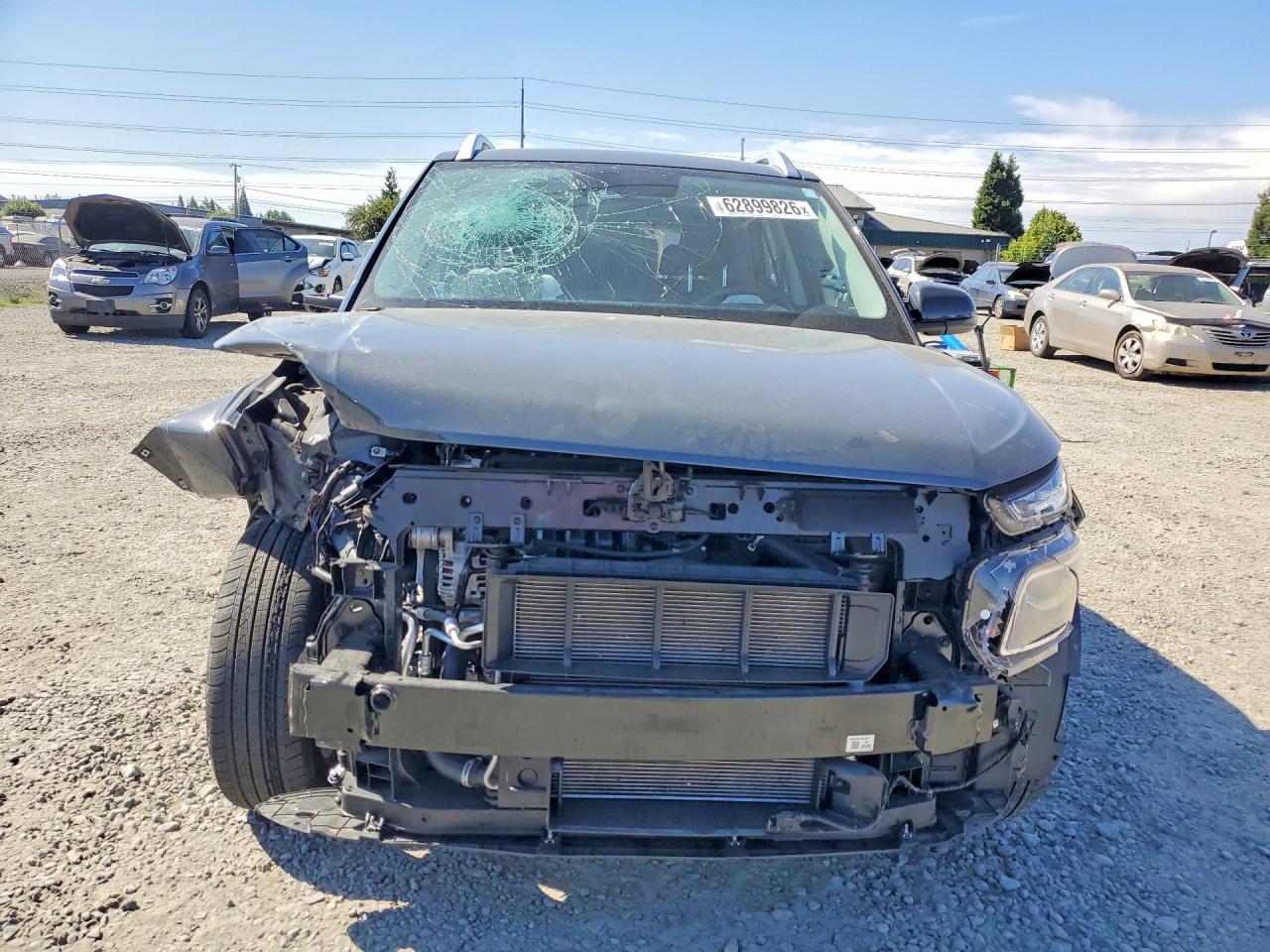 2025 Hyundai Venue Sel Gray vin: KMHRC8A3XSU358705