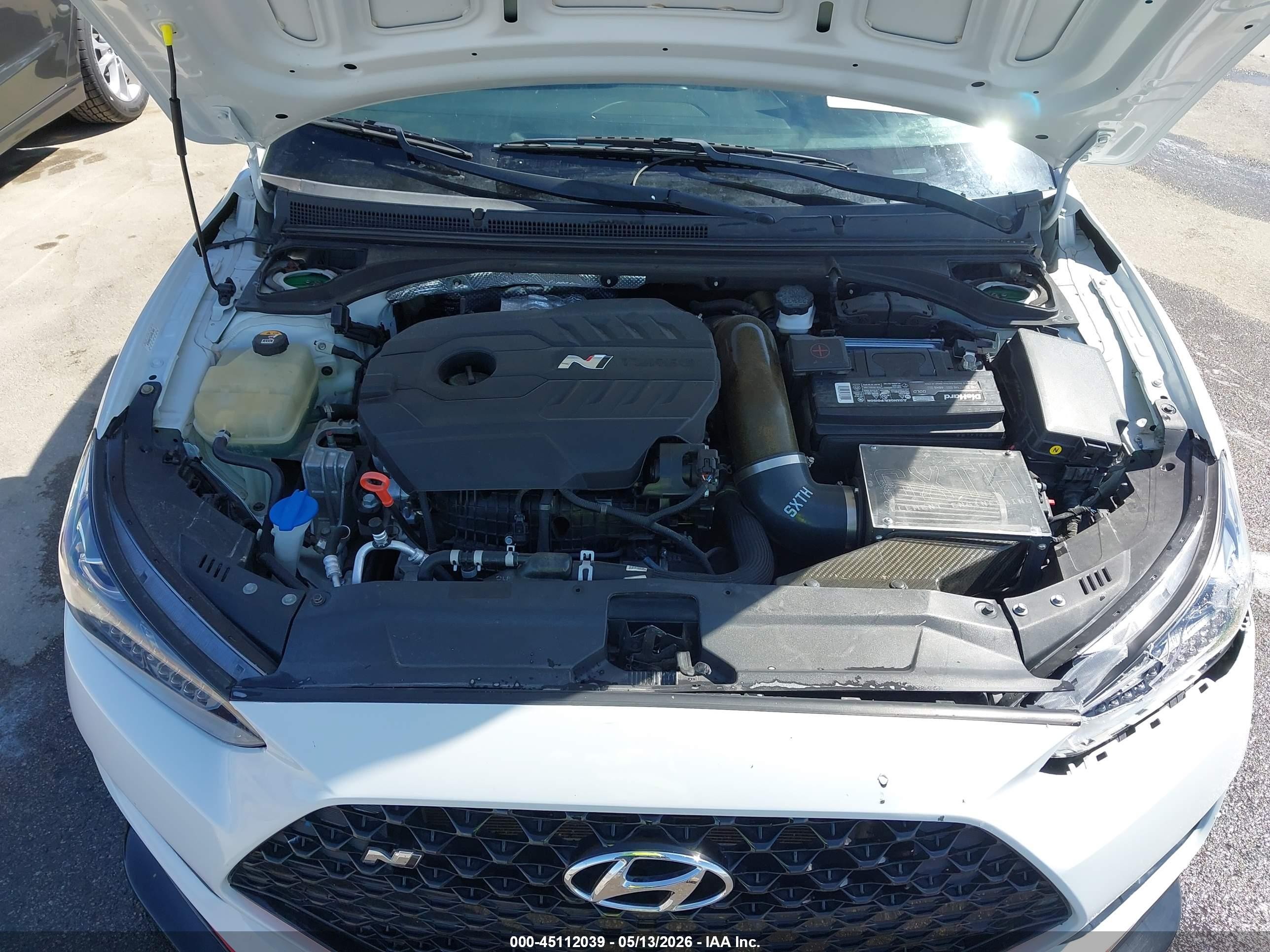 2020 Hyundai Veloster N   White vin: KMHT36AH7LU006818
