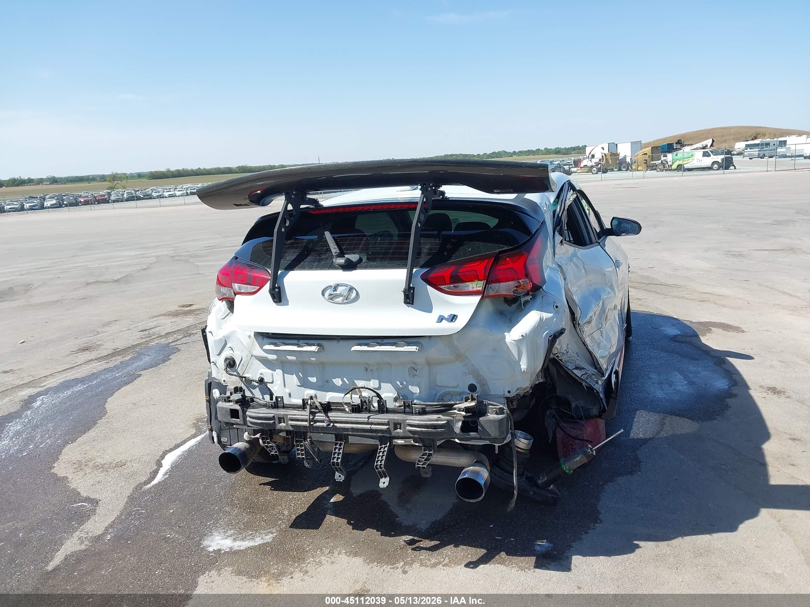 2020 Hyundai Veloster N   White vin: KMHT36AH7LU006818