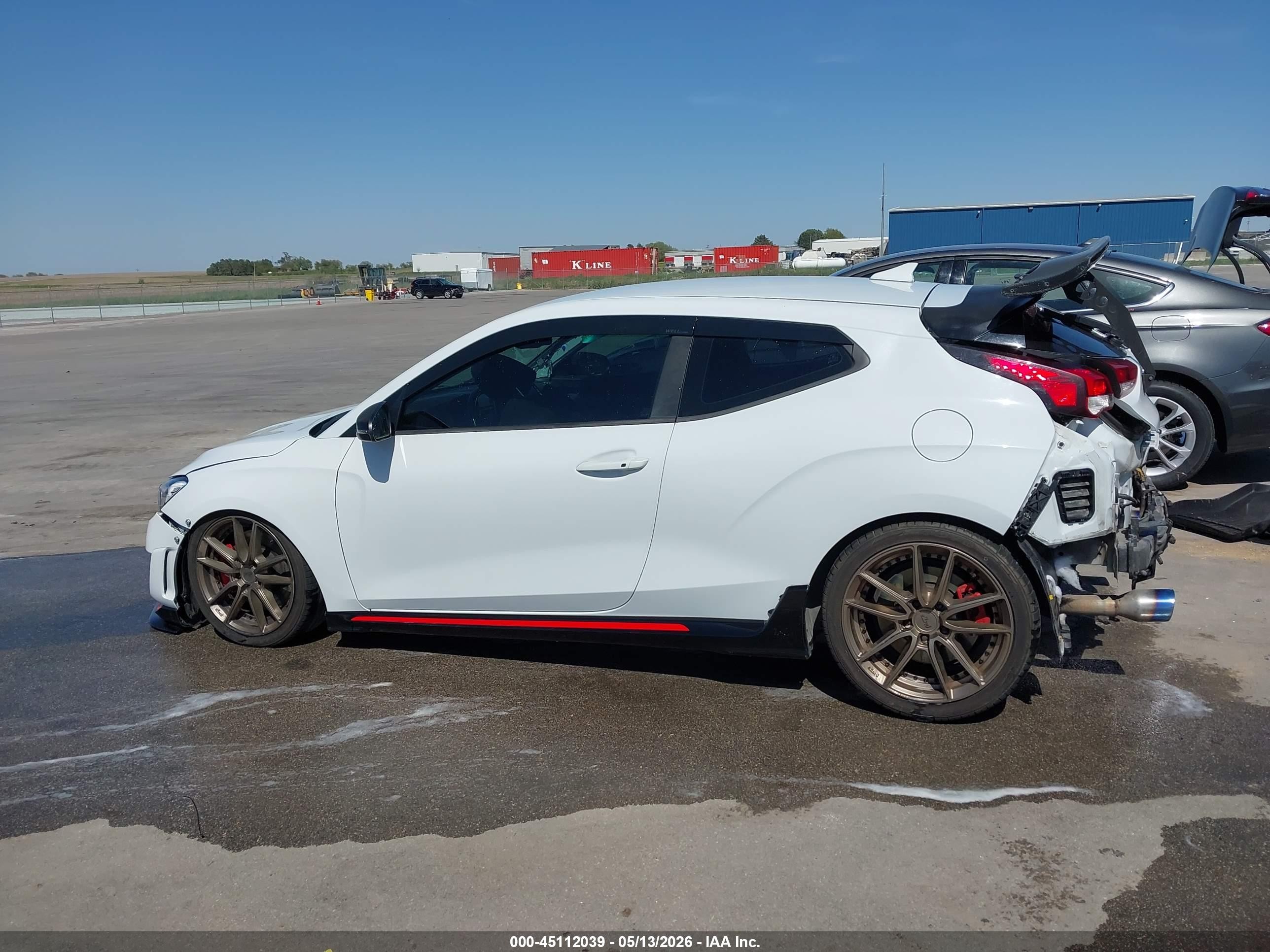 2020 Hyundai Veloster N   White vin: KMHT36AH7LU006818