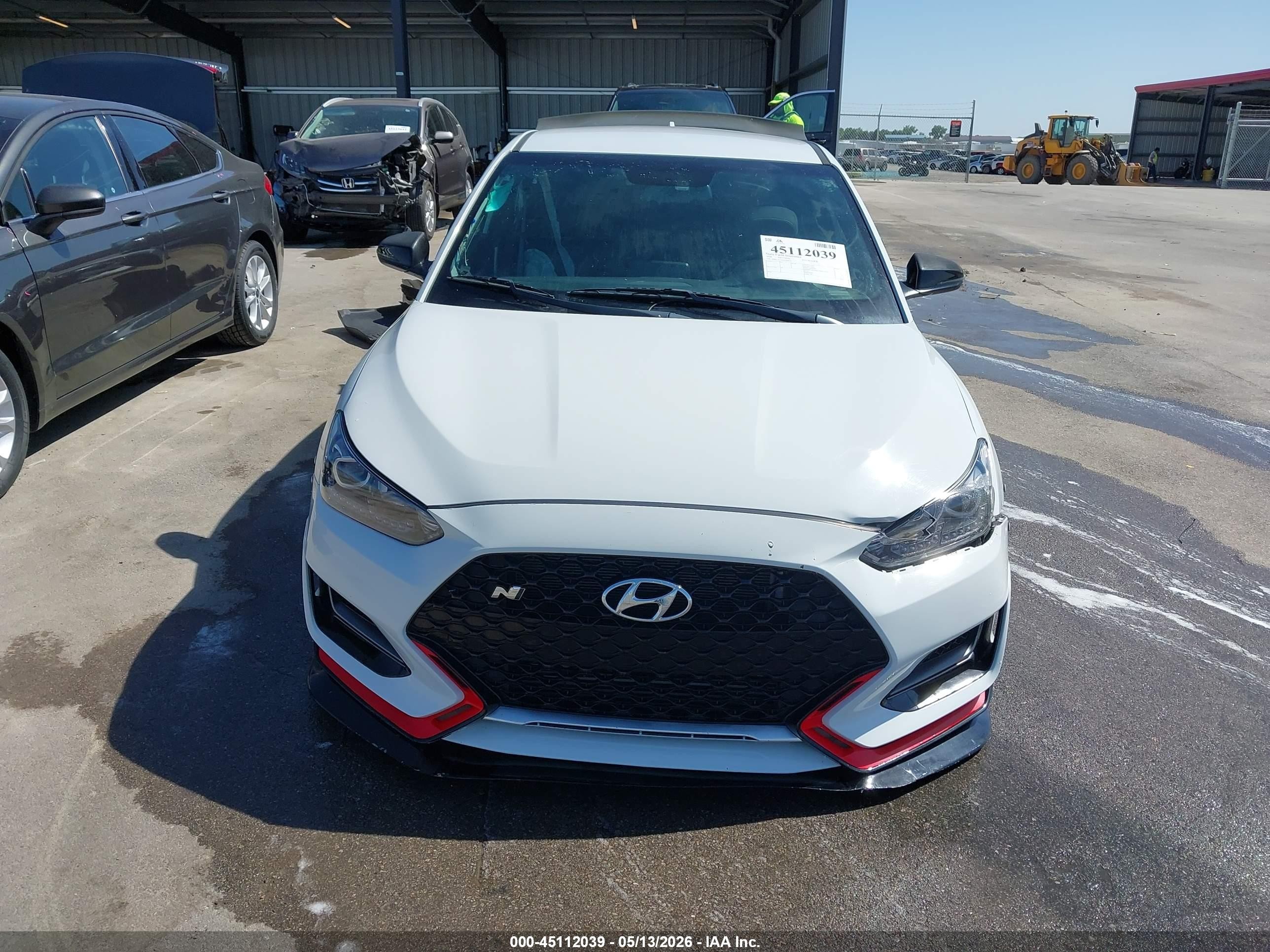 2020 Hyundai Veloster N   White vin: KMHT36AH7LU006818