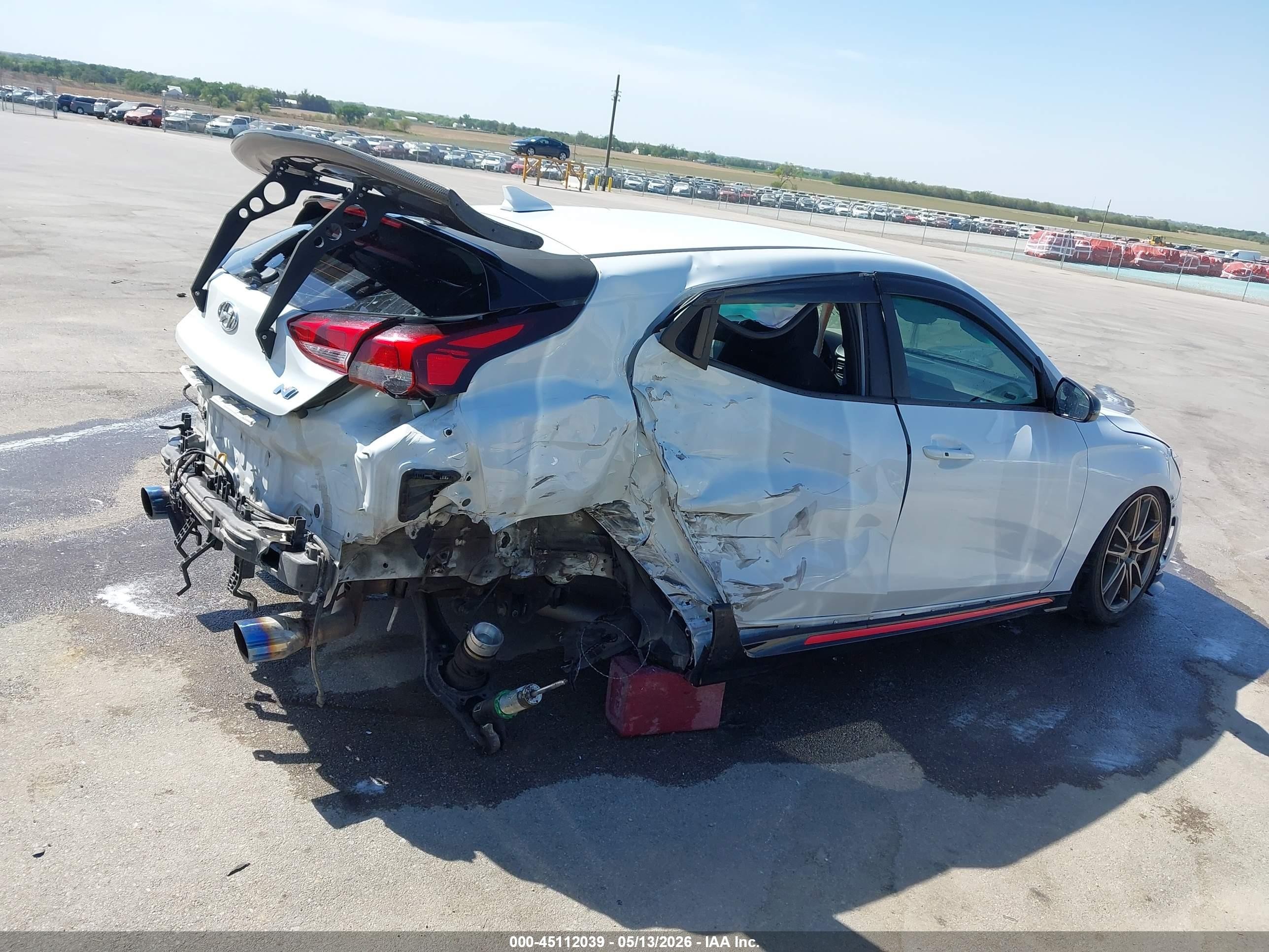 2020 Hyundai Veloster N   White vin: KMHT36AH7LU006818