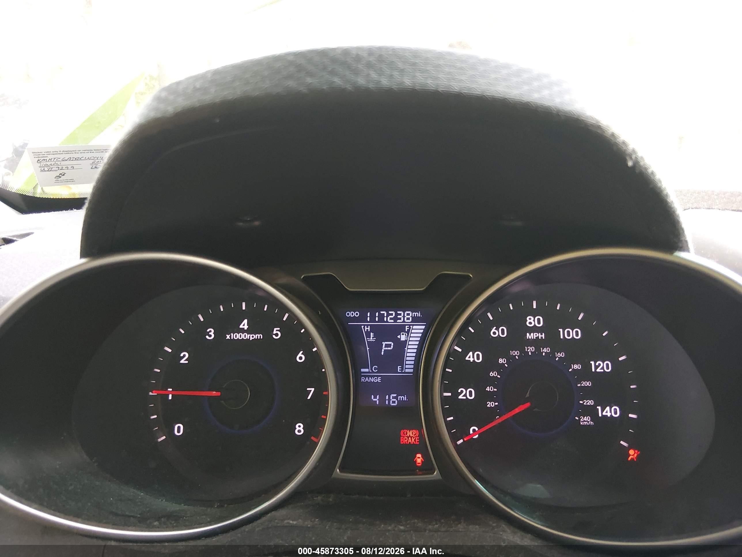 2012 Hyundai Veloster Base W/black Green vin: KMHTC6AD0CU044002