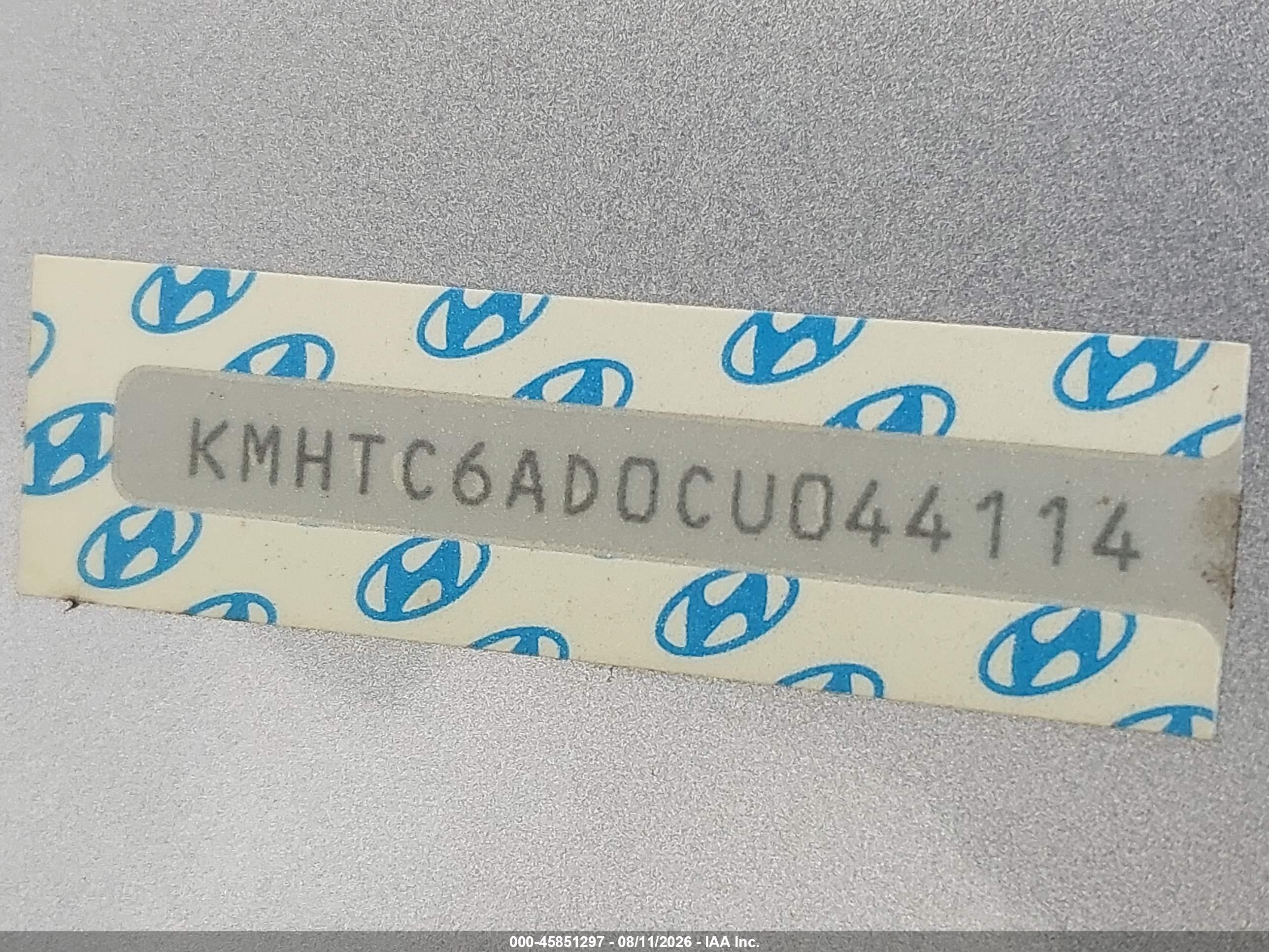 2012 Hyundai Veloster Base W/gray Серебряный vin: KMHTC6AD0CU044114