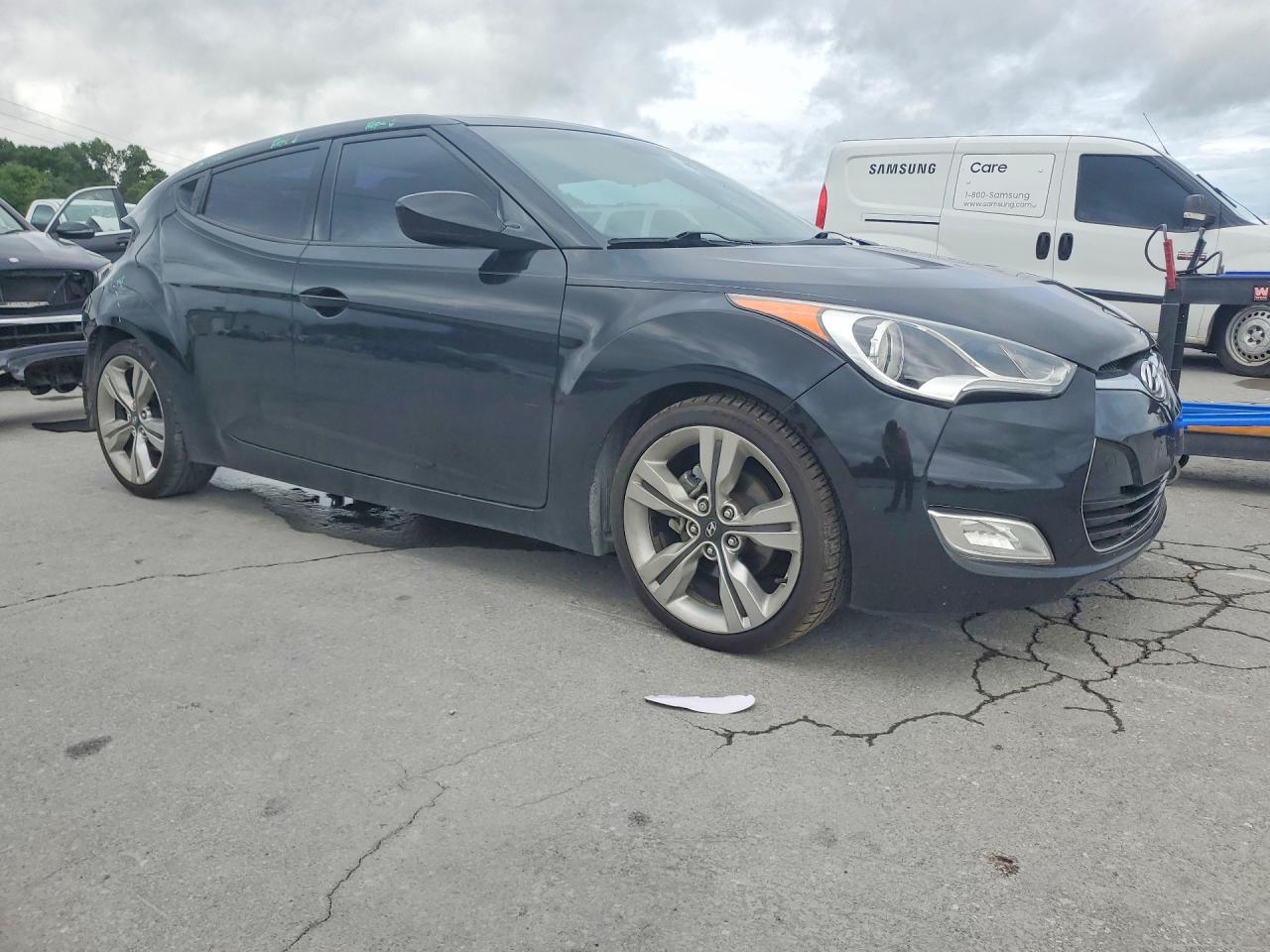 2012 Hyundai Veloster Base Черный vin: KMHTC6AD0CU069241