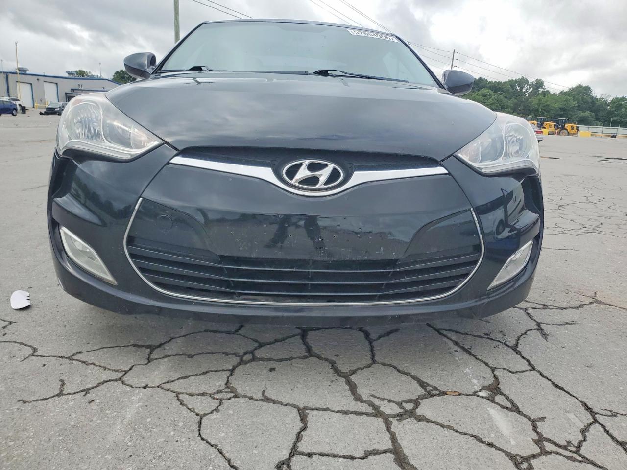 2012 Hyundai Veloster Base Черный vin: KMHTC6AD0CU069241