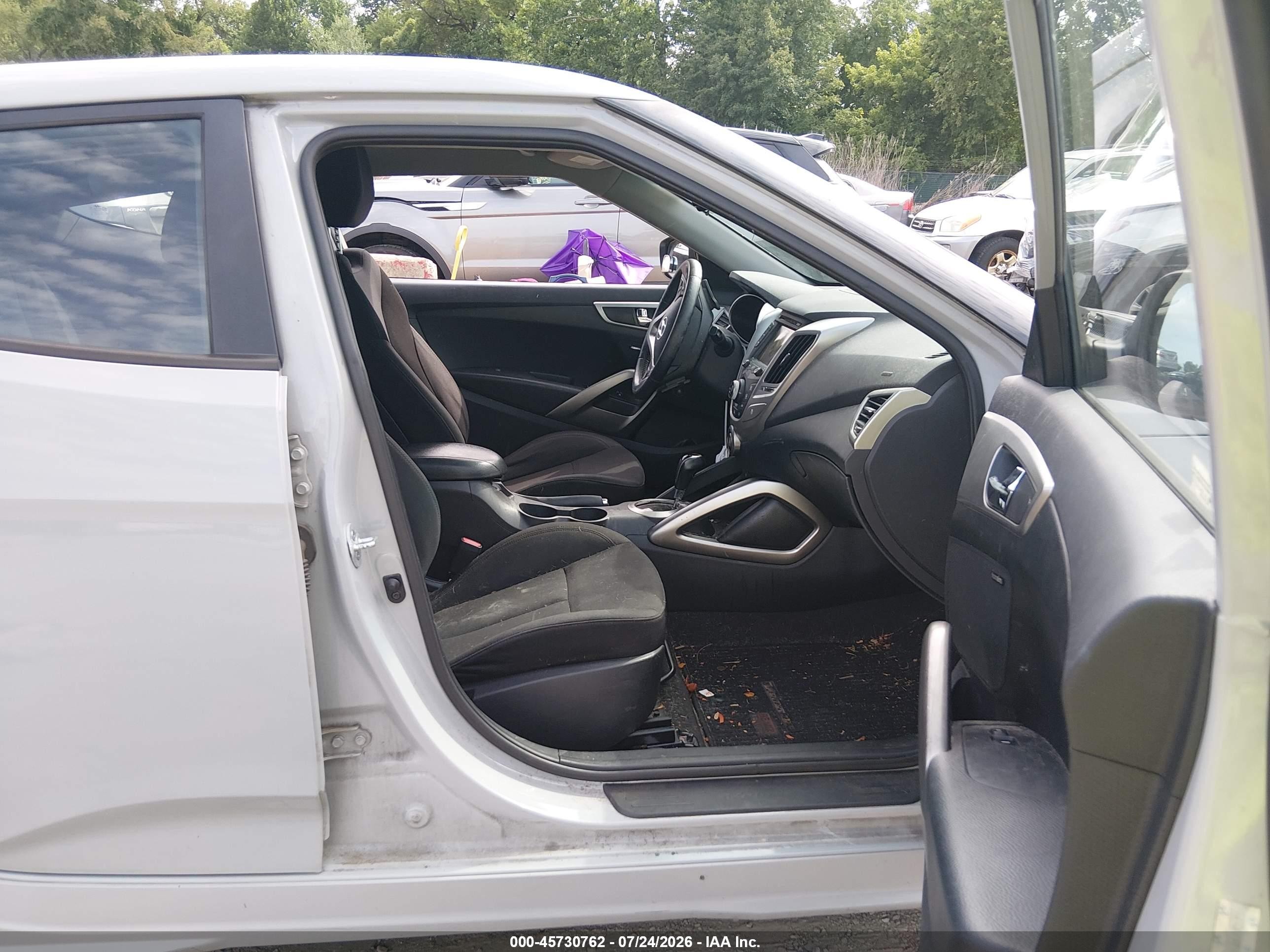 2013 Hyundai Veloster Mix Gray vin: KMHTC6AD0DU127771