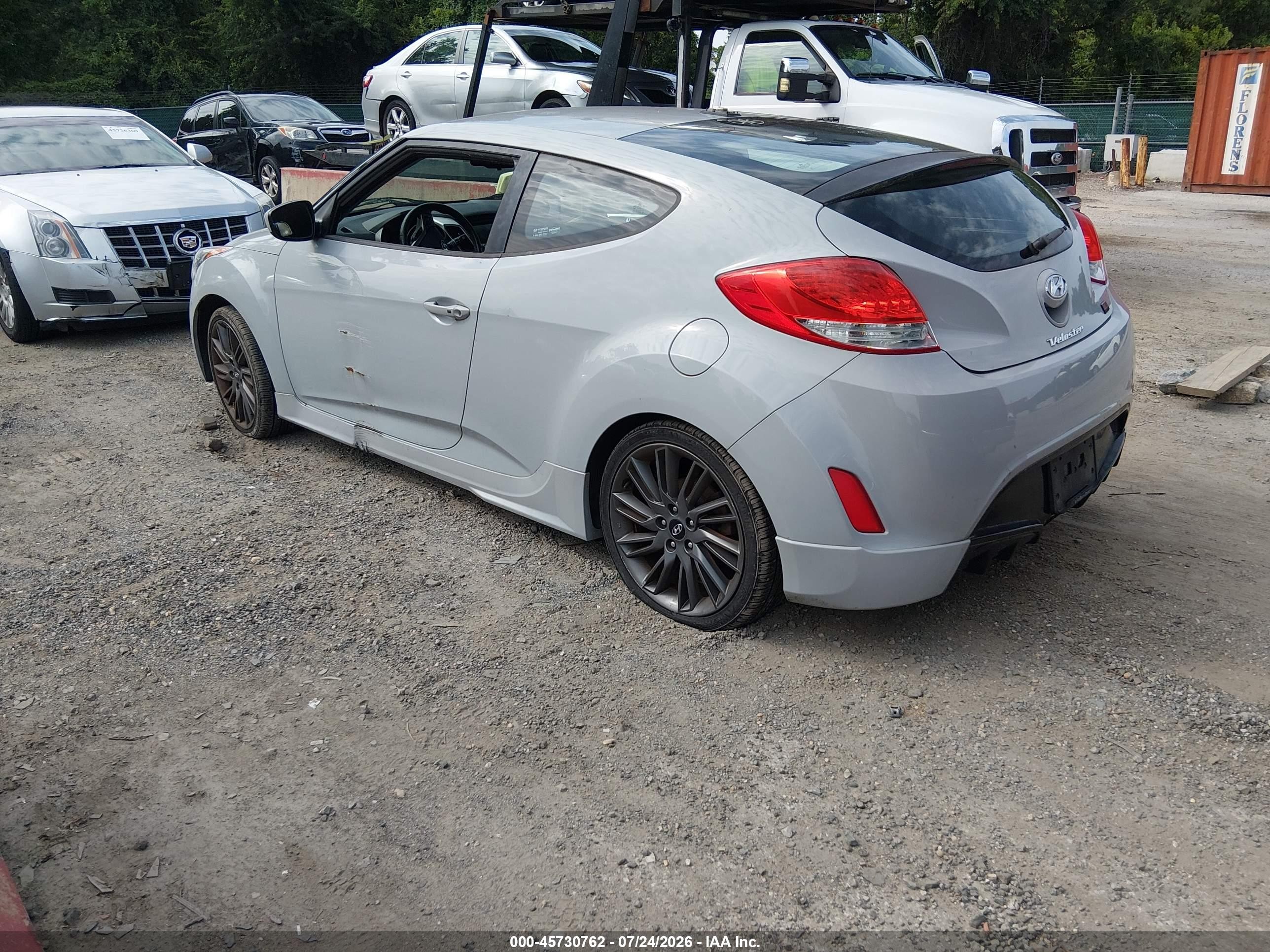 2013 Hyundai Veloster Mix Gray vin: KMHTC6AD0DU127771