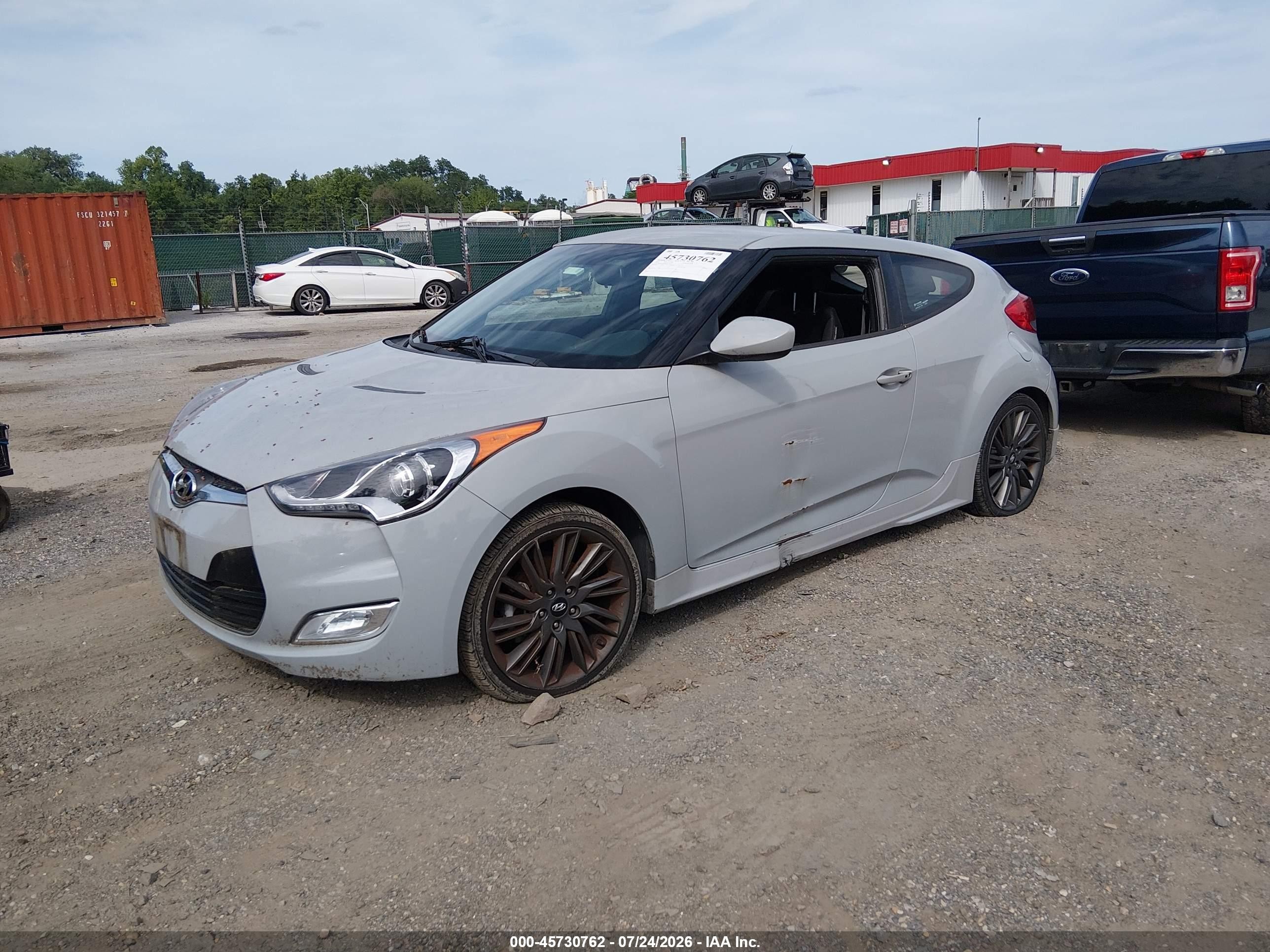 2013 Hyundai Veloster Mix Gray vin: KMHTC6AD0DU127771