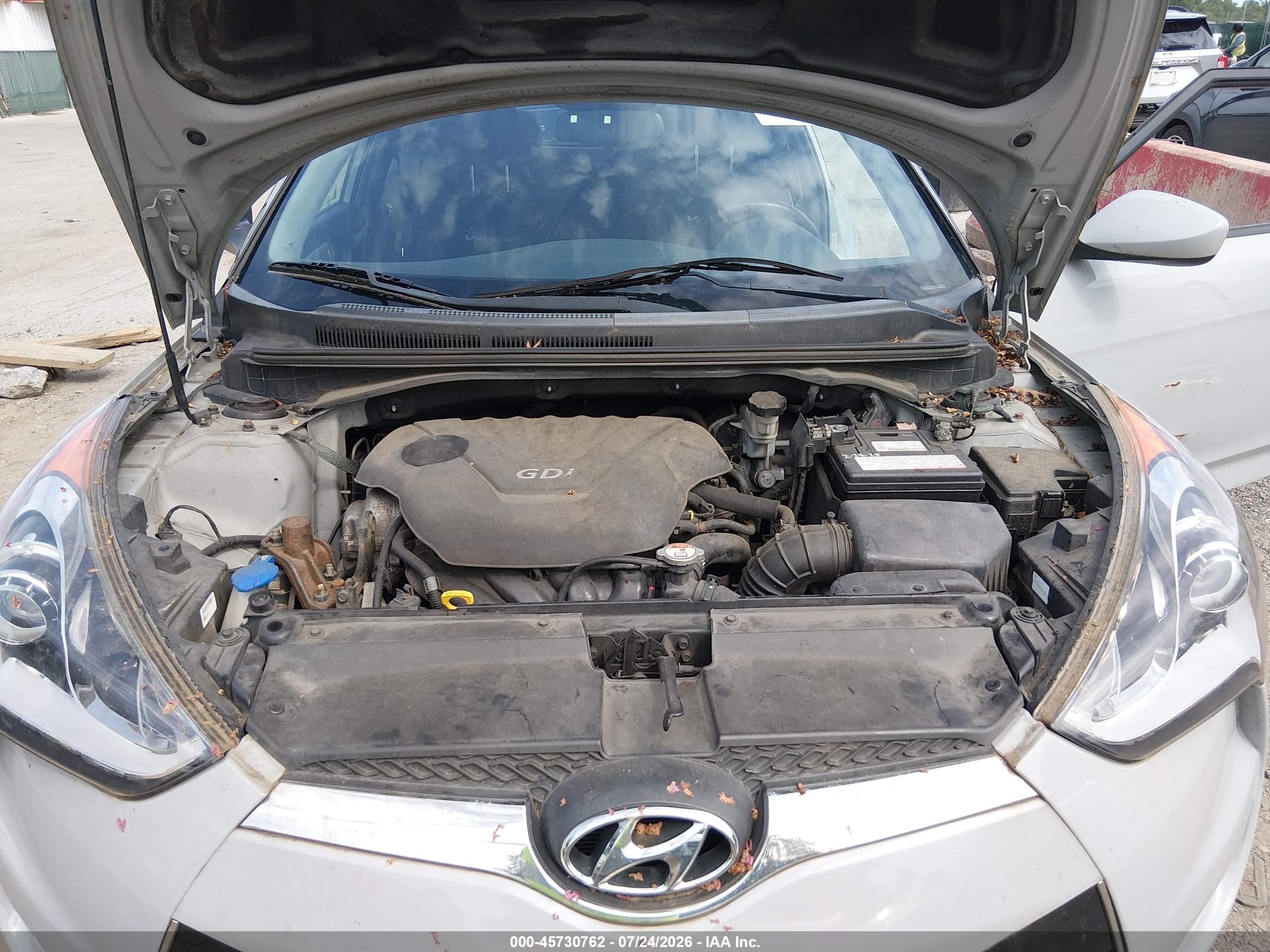 2013 Hyundai Veloster Mix Gray vin: KMHTC6AD0DU127771