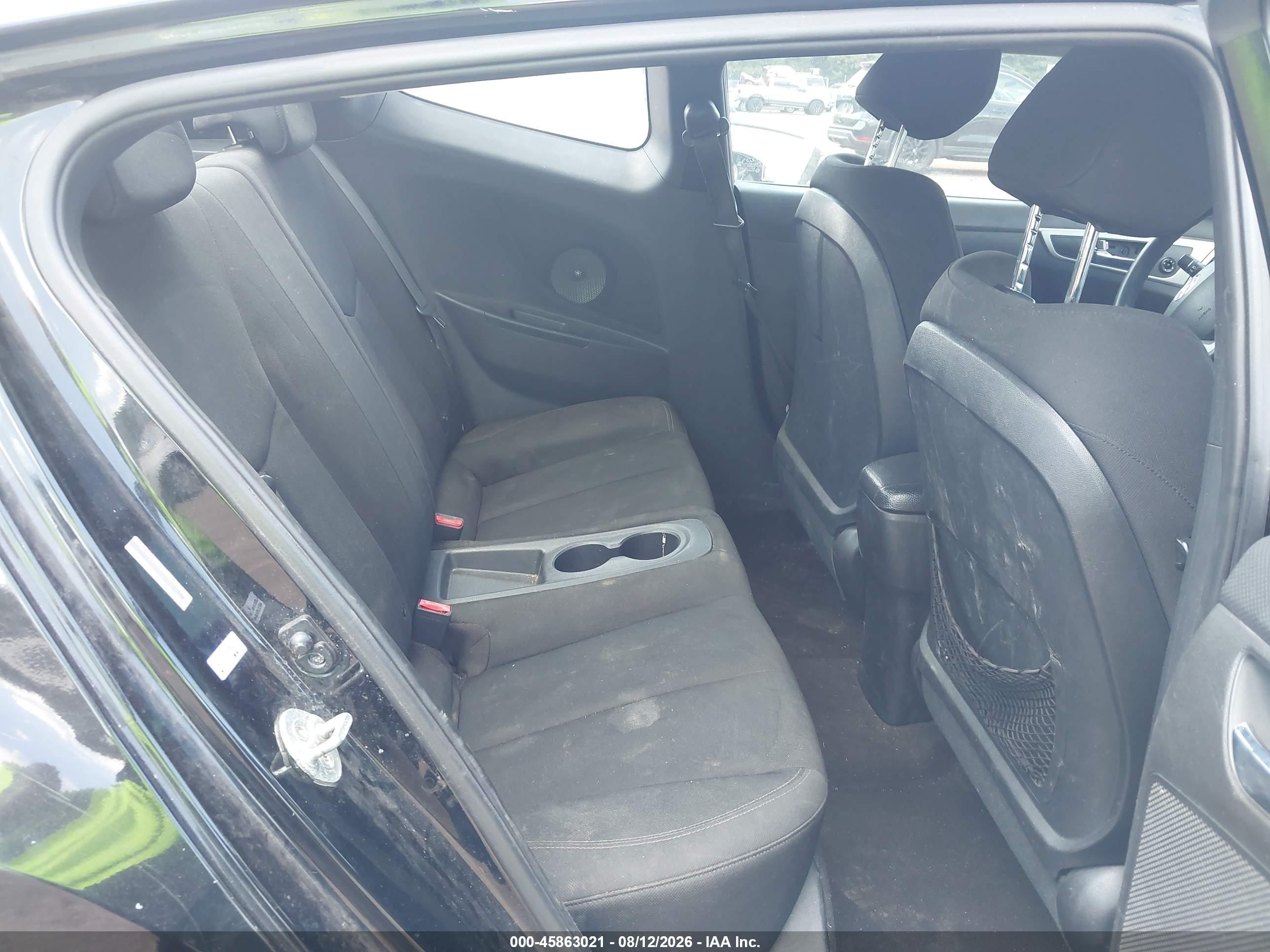 2013 Hyundai Veloster Base W/black Черный vin: KMHTC6AD0DU174816