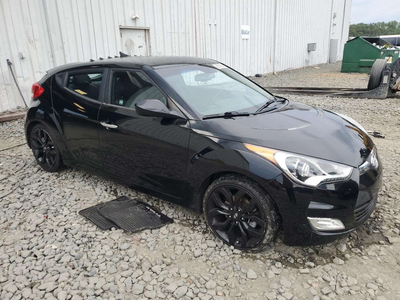 2015 Hyundai Veloster Black vin: KMHTC6AD0FU218428