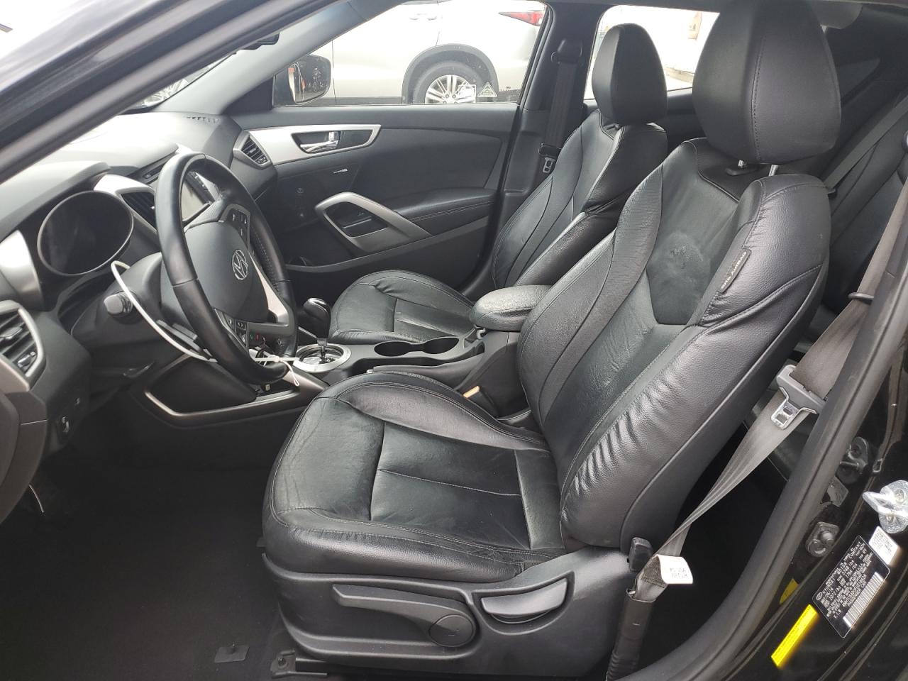 2015 Hyundai Veloster Black vin: KMHTC6AD0FU218428