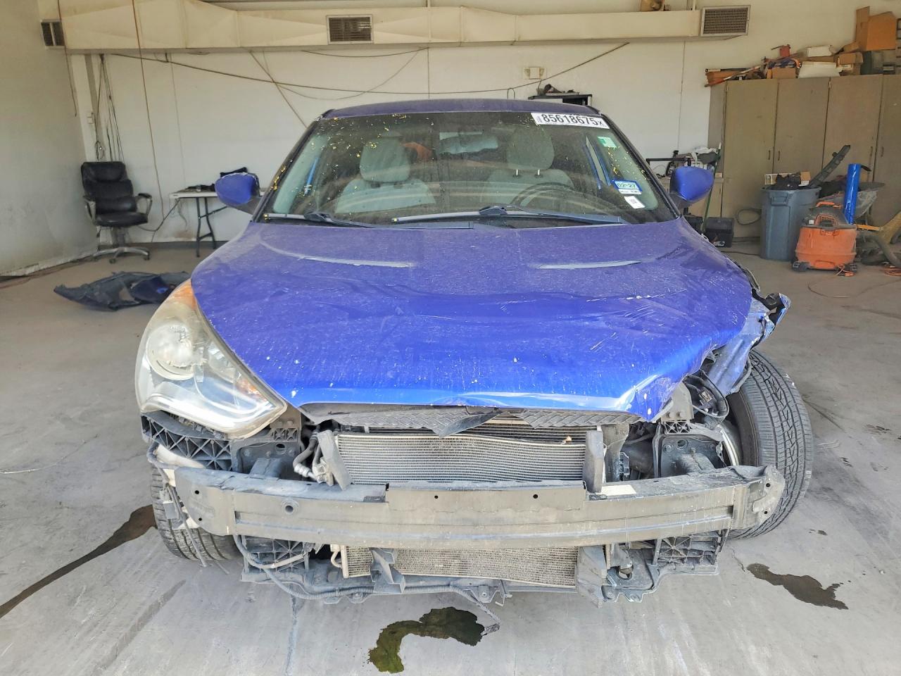 2012 Hyundai Veloster Base Blue vin: KMHTC6AD1CU042758