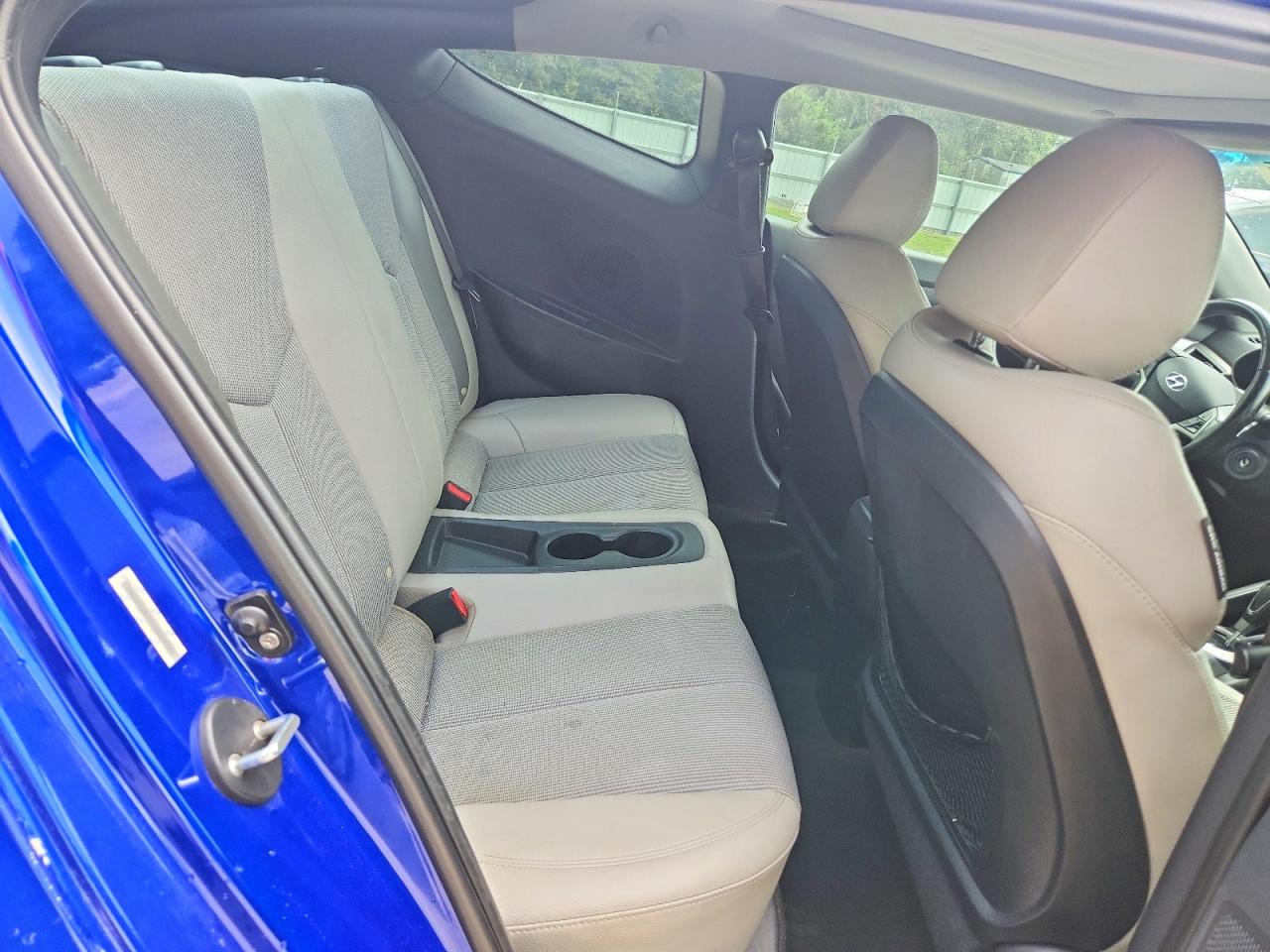 2012 Hyundai Veloster Base Blue vin: KMHTC6AD1CU069796