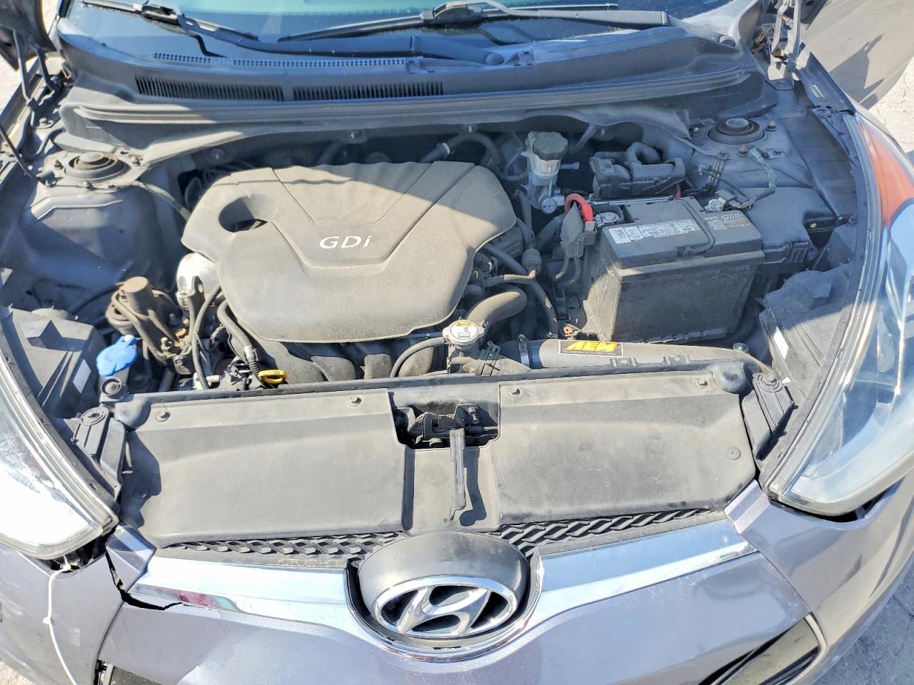 2012 Hyundai Veloster Base Gray vin: KMHTC6AD1CU072598