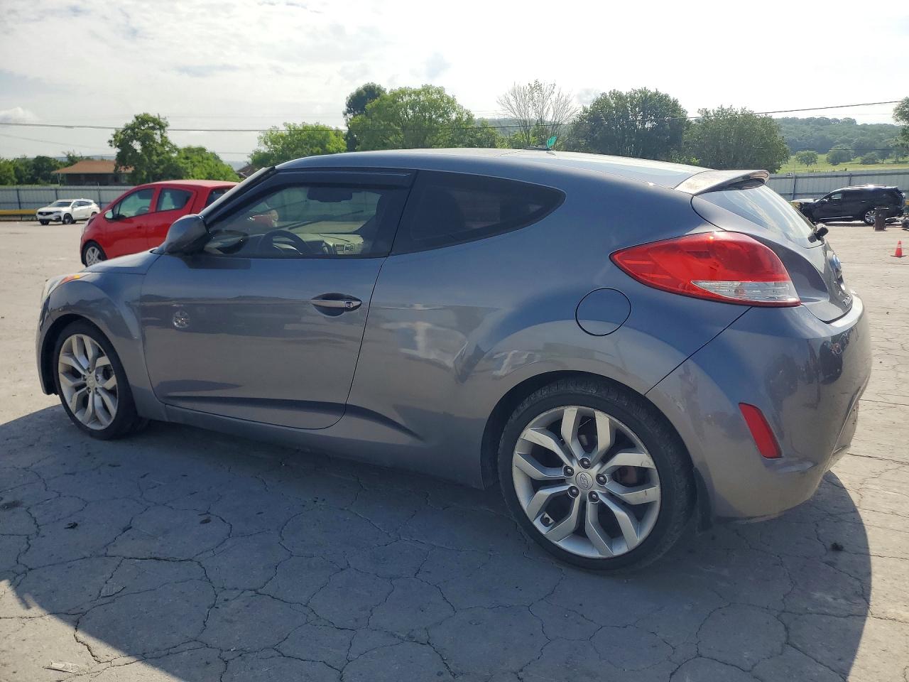 2012 Hyundai Veloster Base Gray vin: KMHTC6AD1CU072598