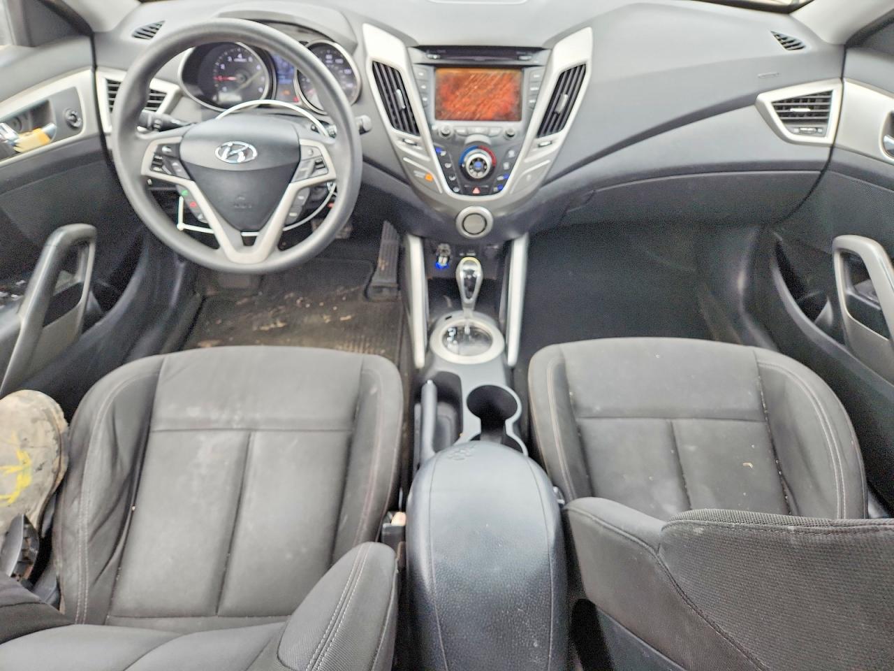2013 Hyundai Veloster Base Black vin: KMHTC6AD1DU088043