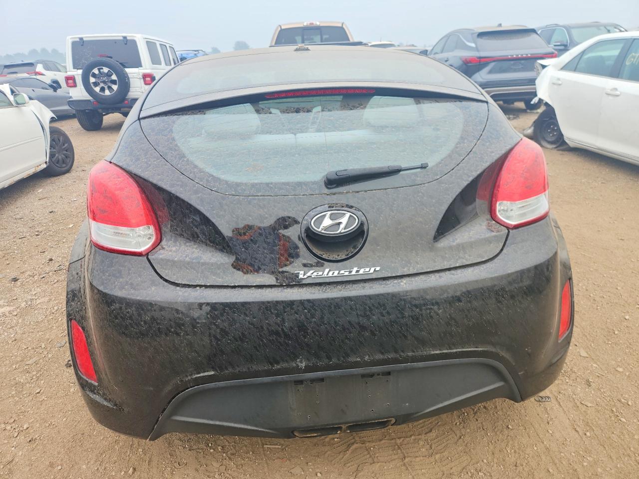 2013 Hyundai Veloster Base Black vin: KMHTC6AD1DU094117