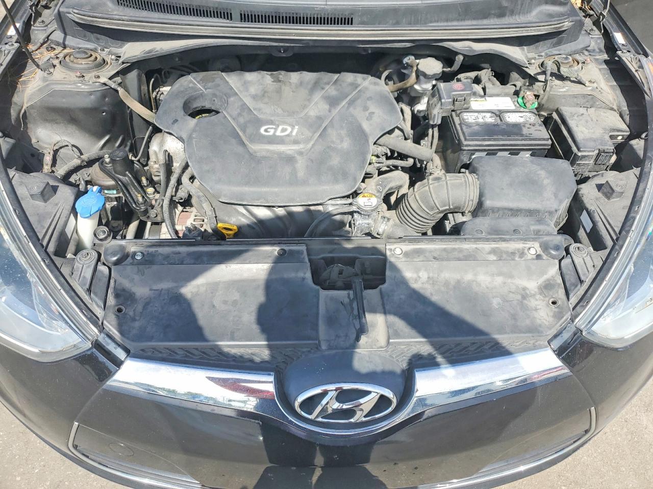 2013 Hyundai Veloster Base Black vin: KMHTC6AD1DU102930