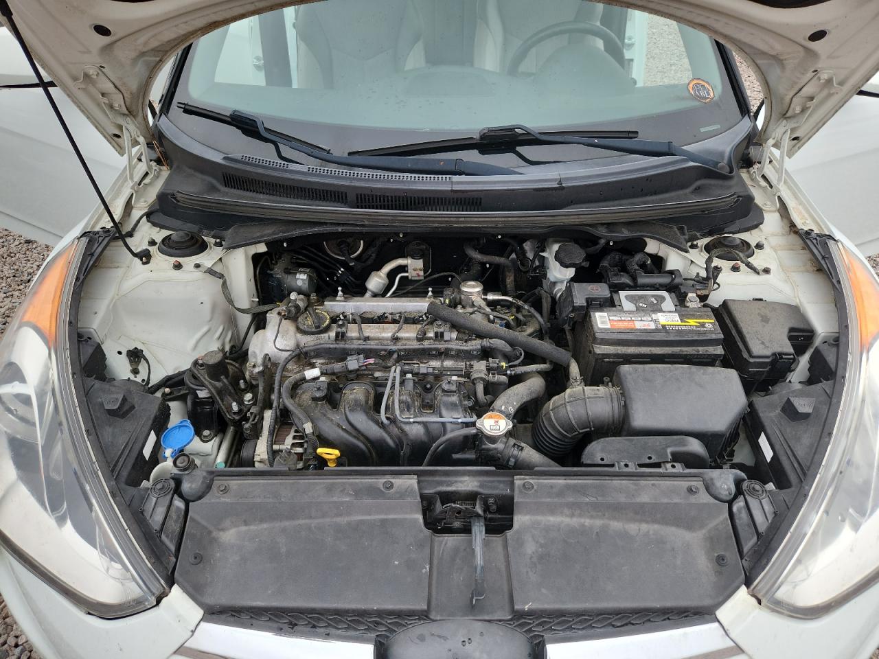 2013 Hyundai Veloster Base Белый vin: KMHTC6AD1DU132896